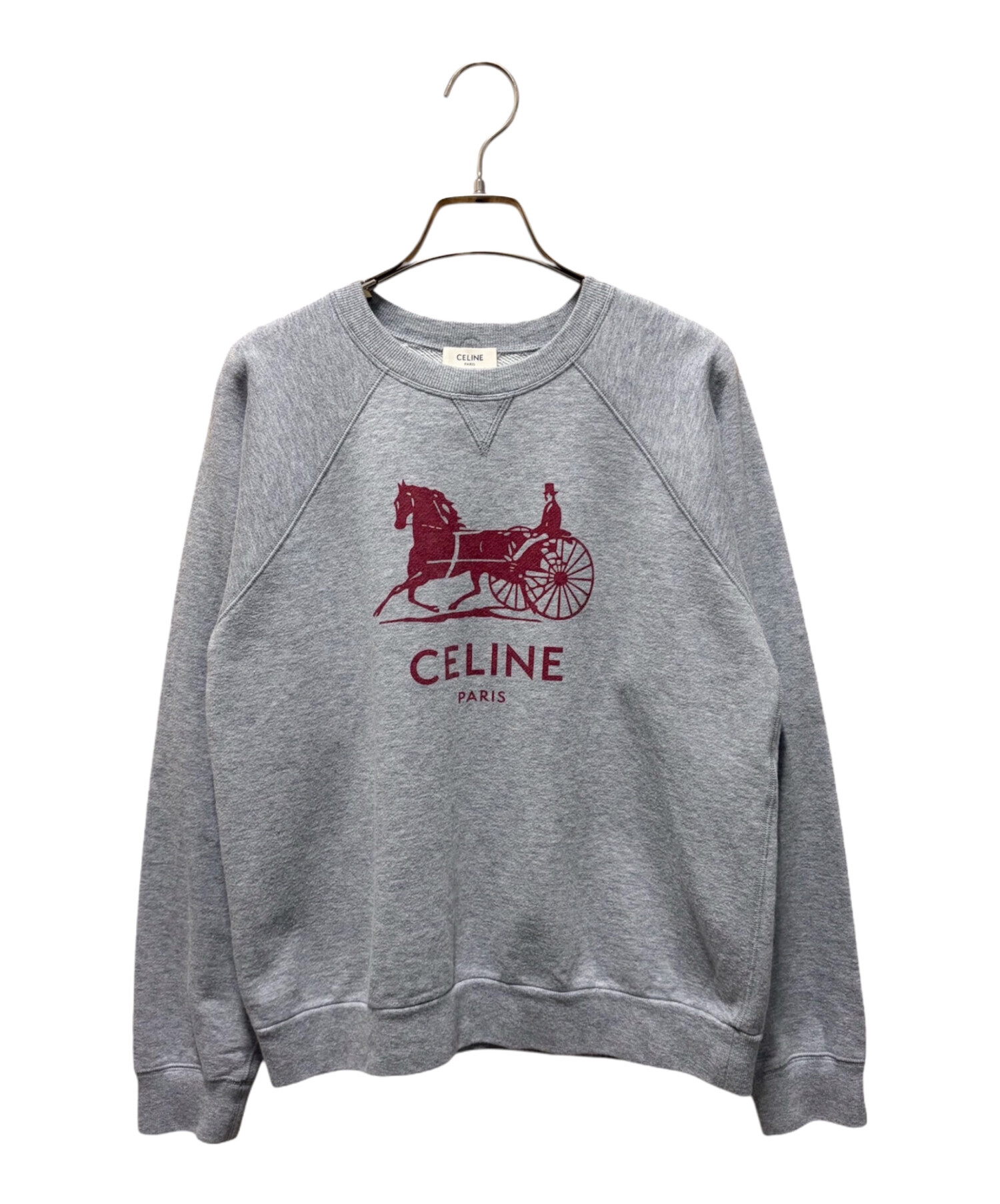 中古・古着通販】CELINE (セリーヌ) カシミヤ混サルキーロゴスウェット