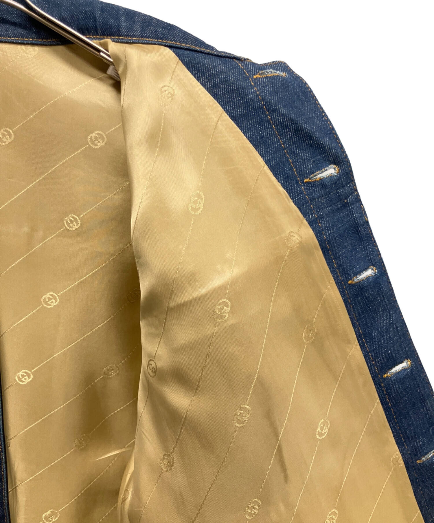 中古・古着通販】GUCCI (グッチ) ホースビットデニムジャケット 44