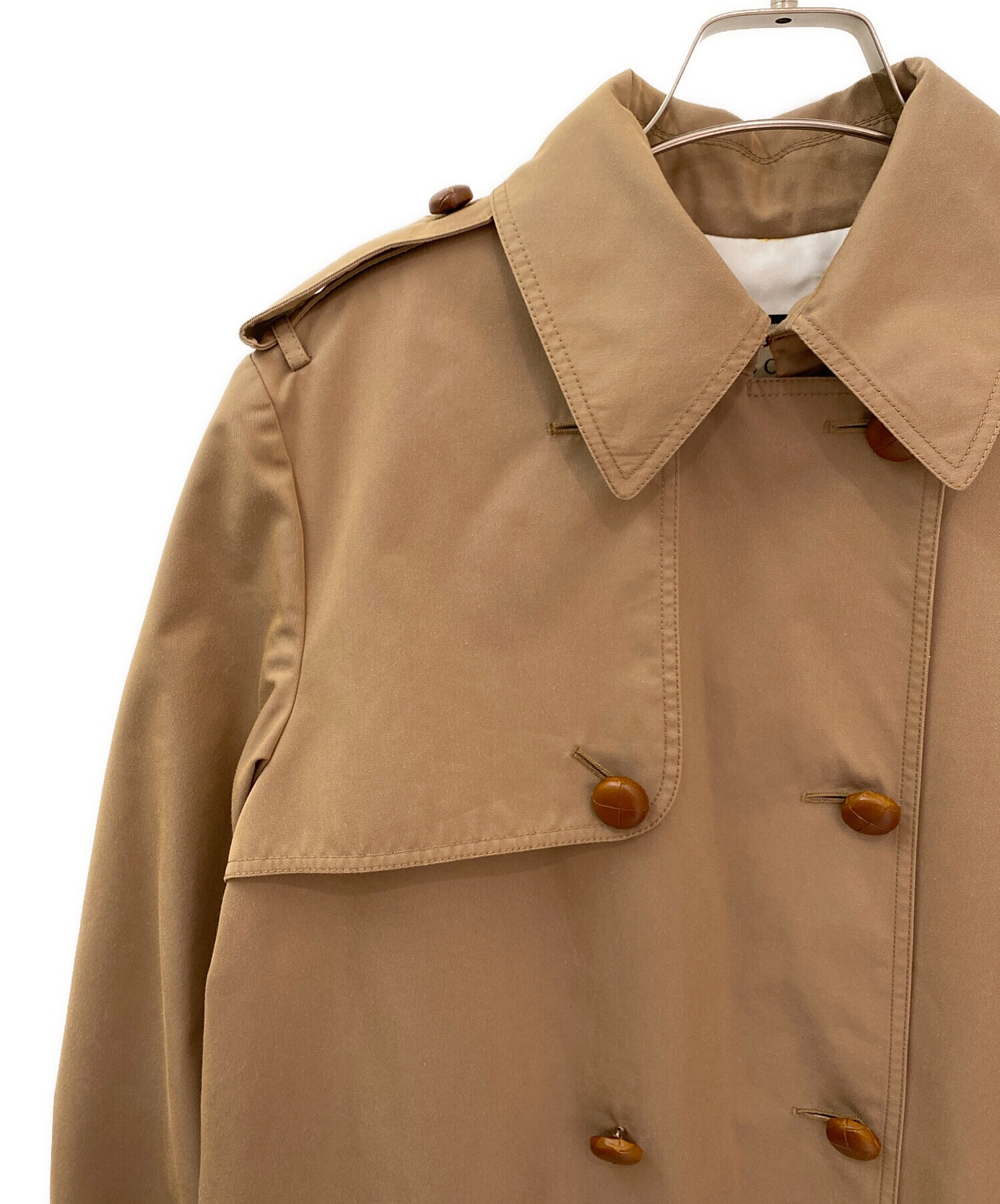 中古・古着通販】GUCCI (グッチ) トレンチコート ブラウン サイズ:36 