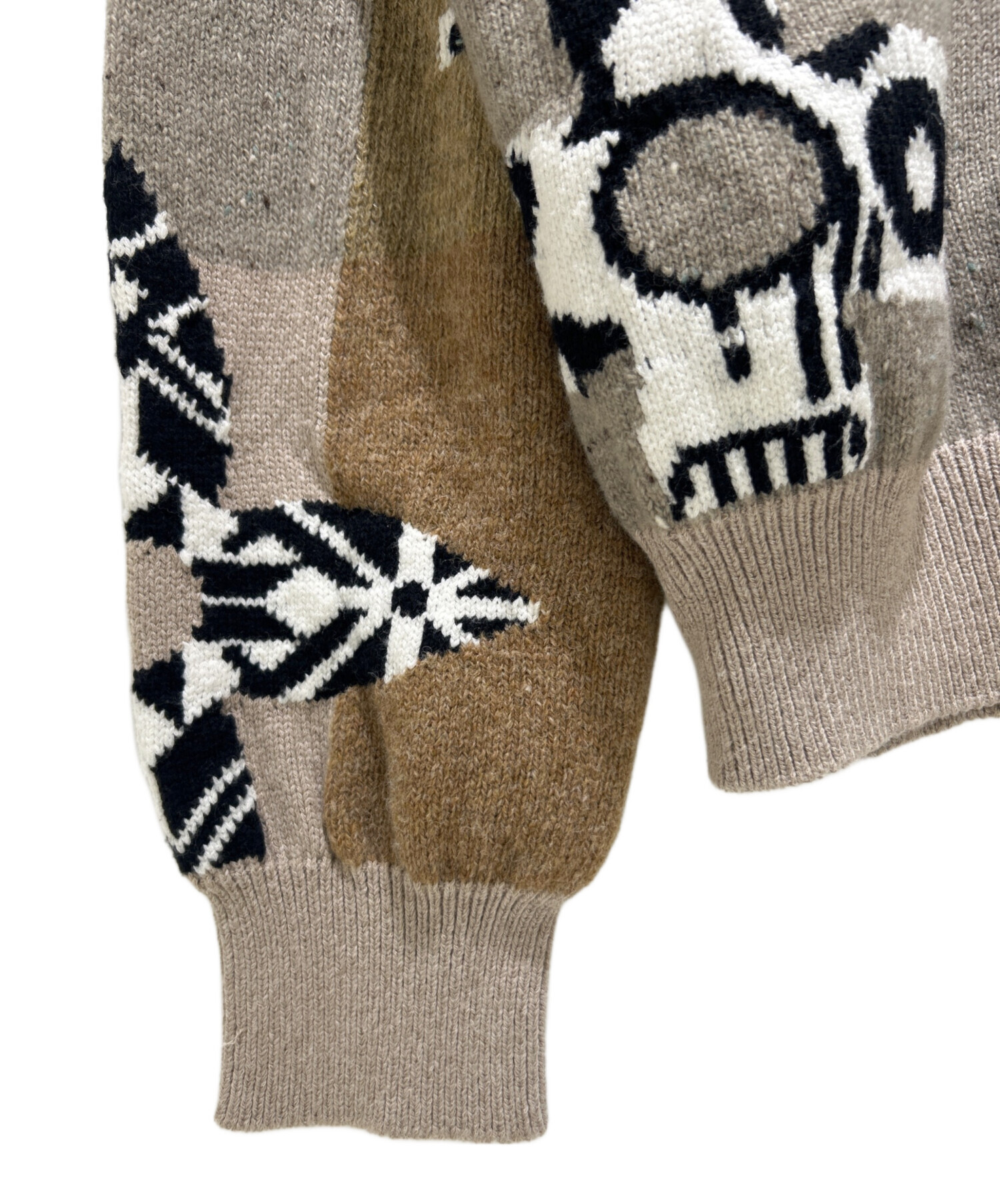 ルイヴィトン フェアアイルマクロクルーネック　ニット ルイヴィトン フェアアイルマクロクルーネックニット