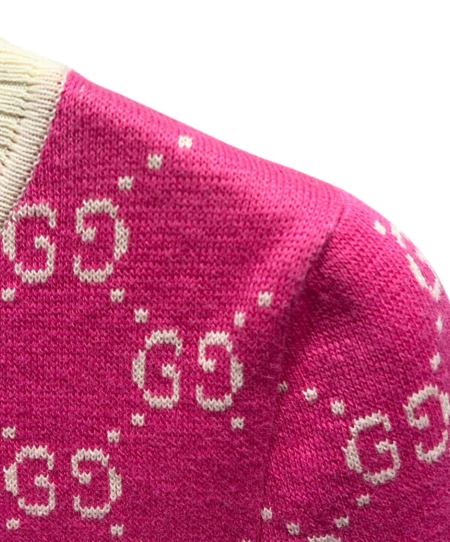 中古・古着通販】GUCCI (グッチ) ショートスリーブニット 555023 XKAHV