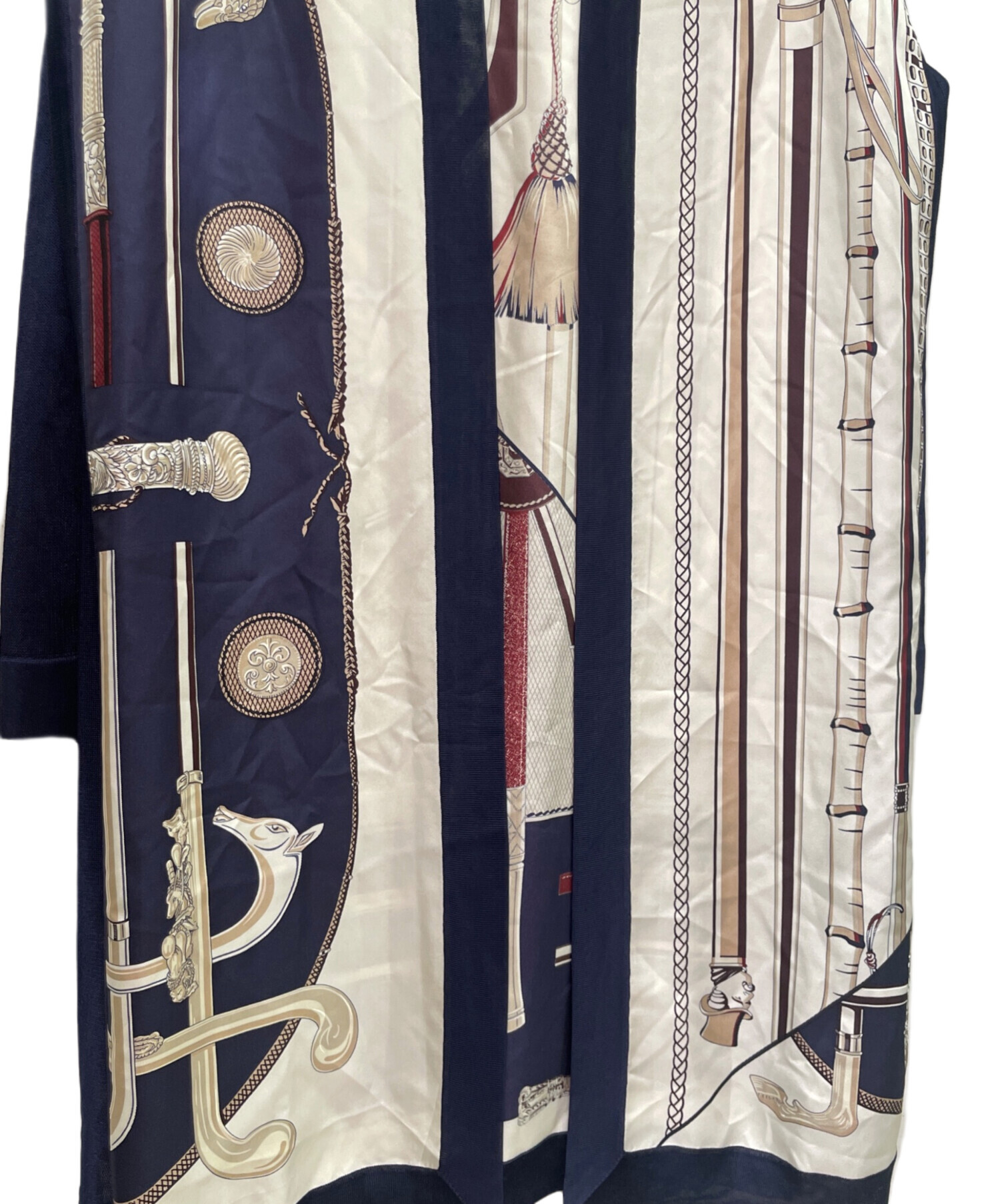 中古・古着通販】HERMES (エルメス) ツイルレーヌカーディガン