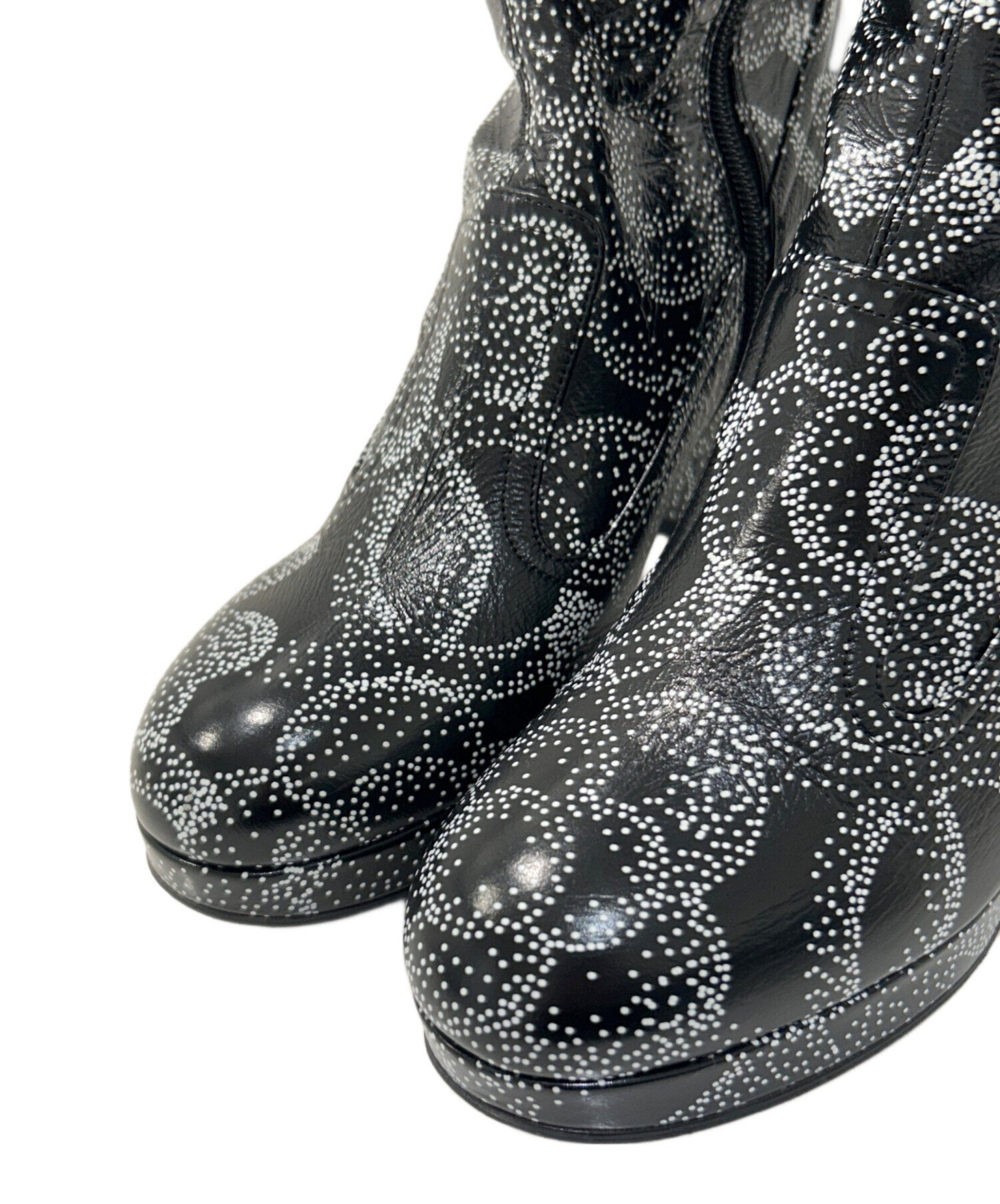 中古・古着通販】CHANEL (シャネル) CHANEL Camelia long boots