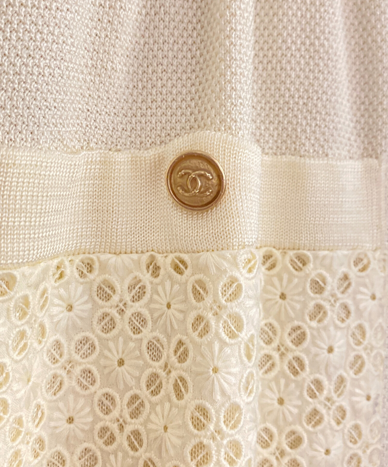 中古・古着通販】CHANEL (シャネル) ワイドパンツ ホワイト サイズ:36