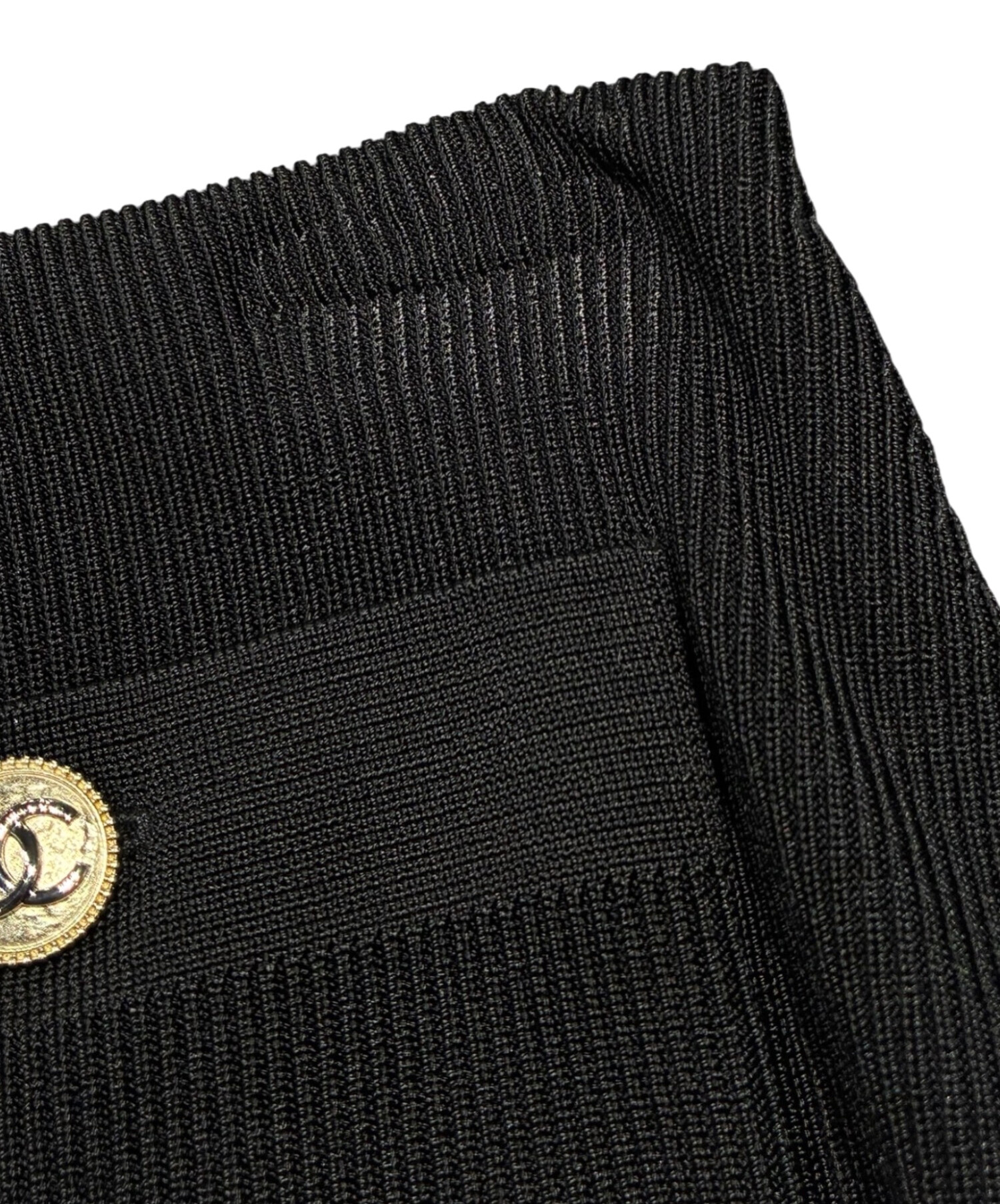 中古・古着通販】CHANEL (シャネル) ココボタンニットスカート