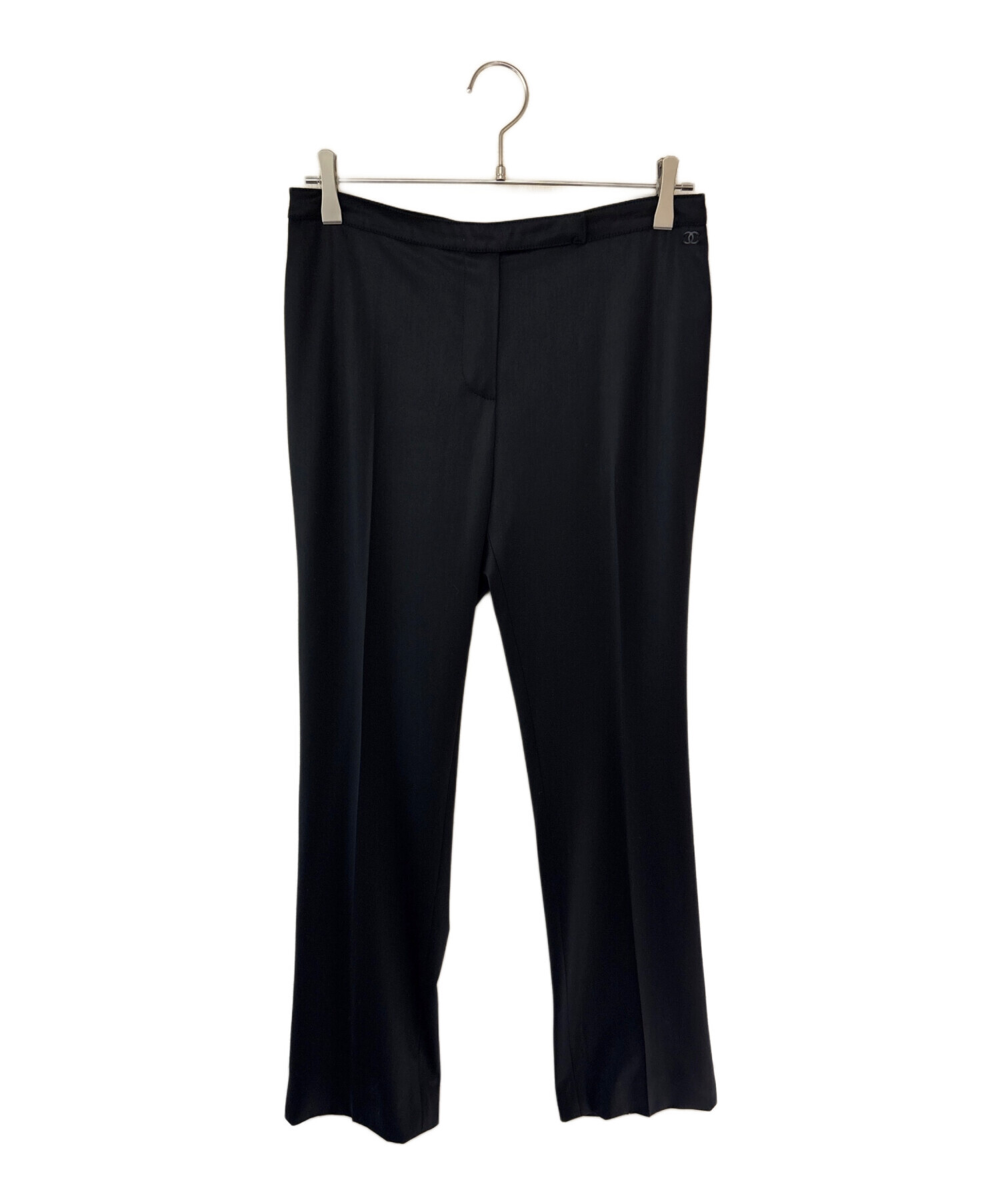 中古・古着通販】CHANEL (シャネル) ミニココマークサテンパンツ