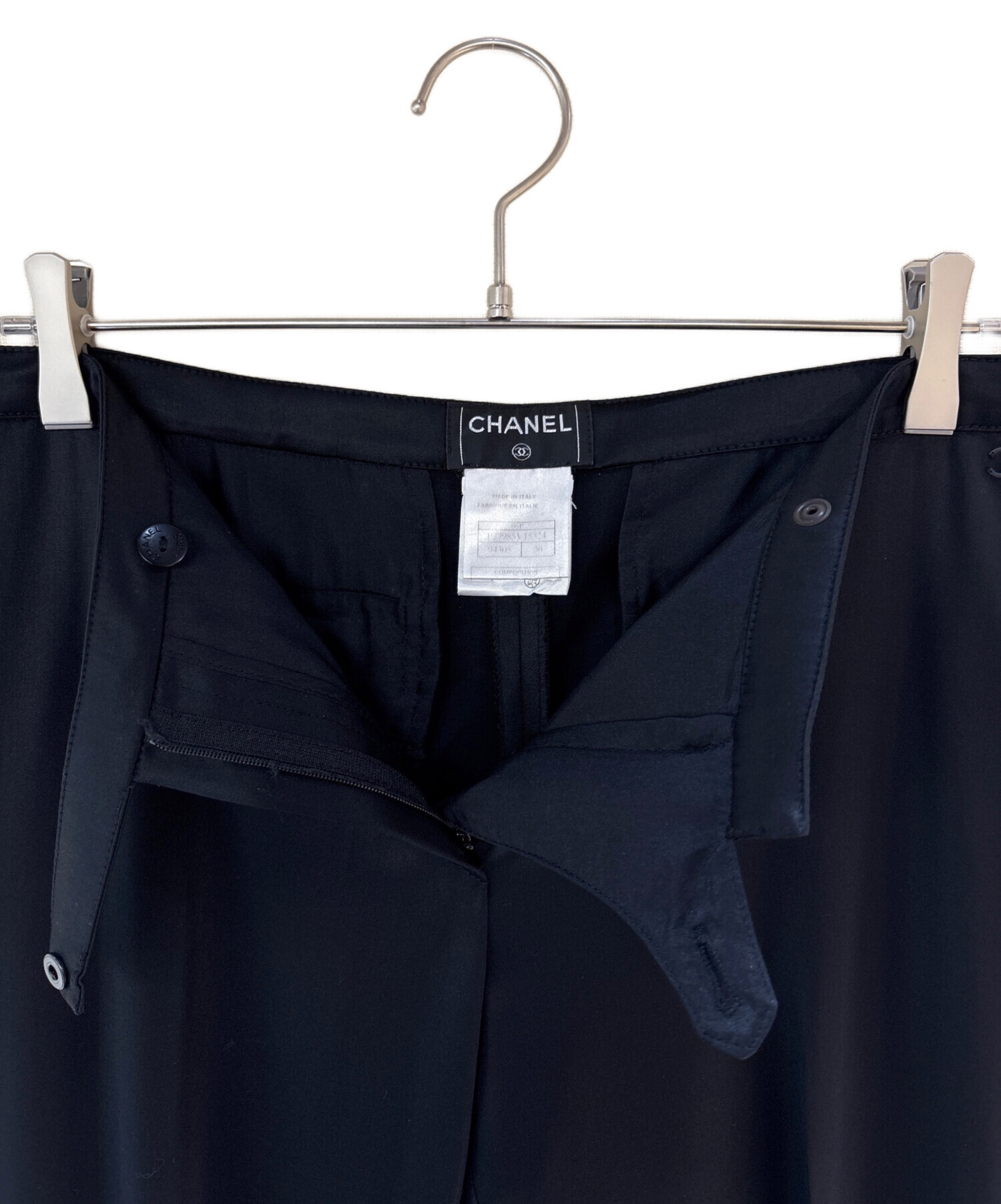 中古・古着通販】CHANEL (シャネル) ミニココマークサテンパンツ