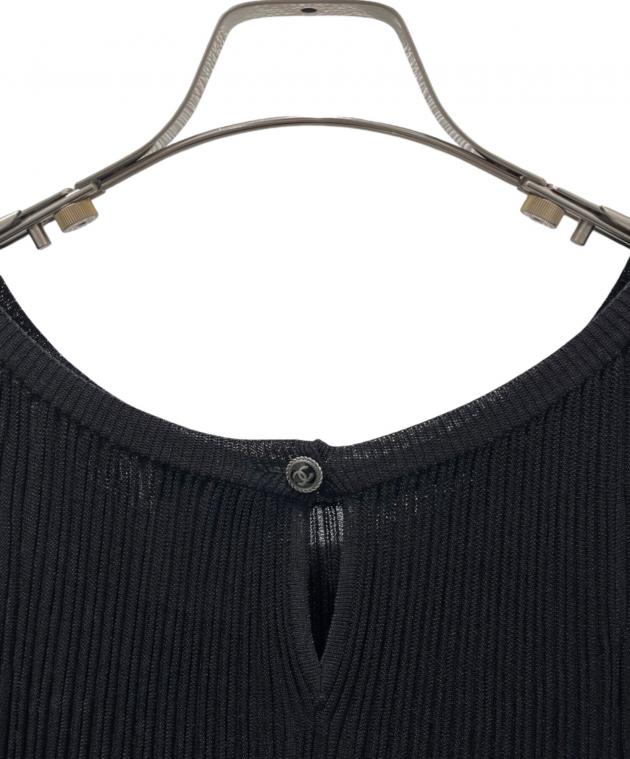 中古・古着通販】CHANEL (シャネル) ココボタンニットワンピース