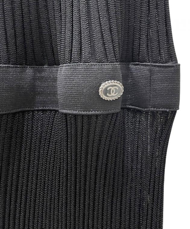 中古・古着通販】CHANEL (シャネル) ココボタンニットワンピース