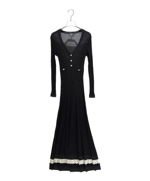 【美品】CHANEL シルク ロング ワンピース ホワイト 34イタリア製 CHANEL - 【美品】CHANEL シルク ロング ワンピース ホワイト 34