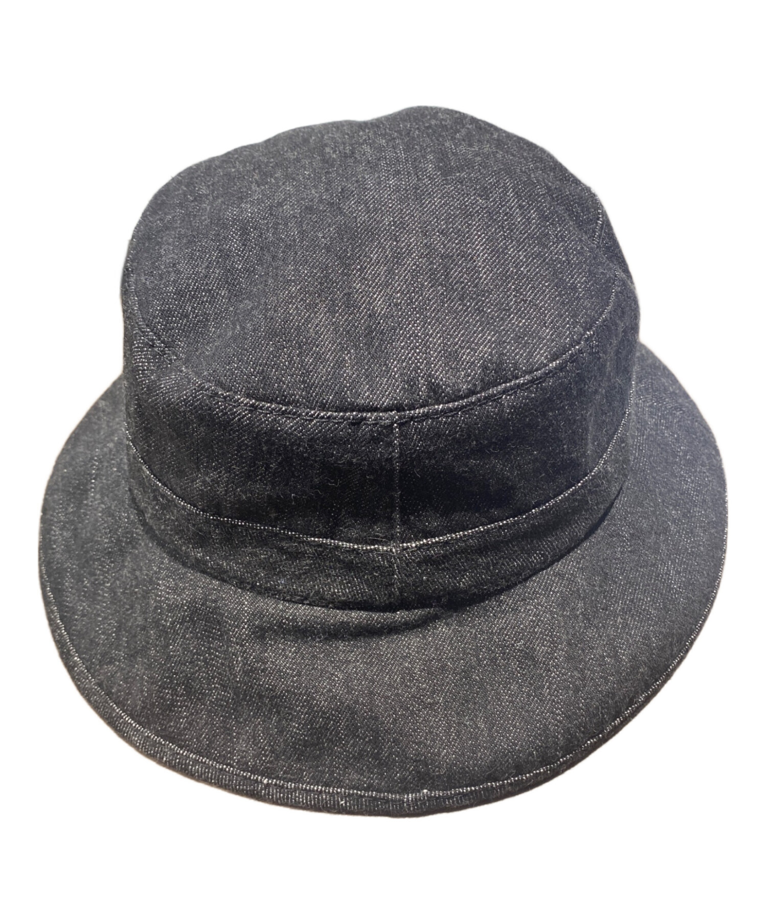 CHANEL シャネル バケットハット CHANELロゴ デニム M 中古・古着通販】CHANEL (シャネル) デニムバケットハット/バケット