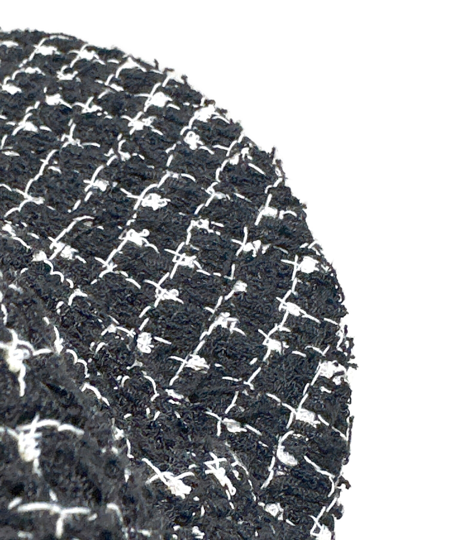 中古・古着通販】CHANEL (シャネル) ココボタンツィードキャスケット