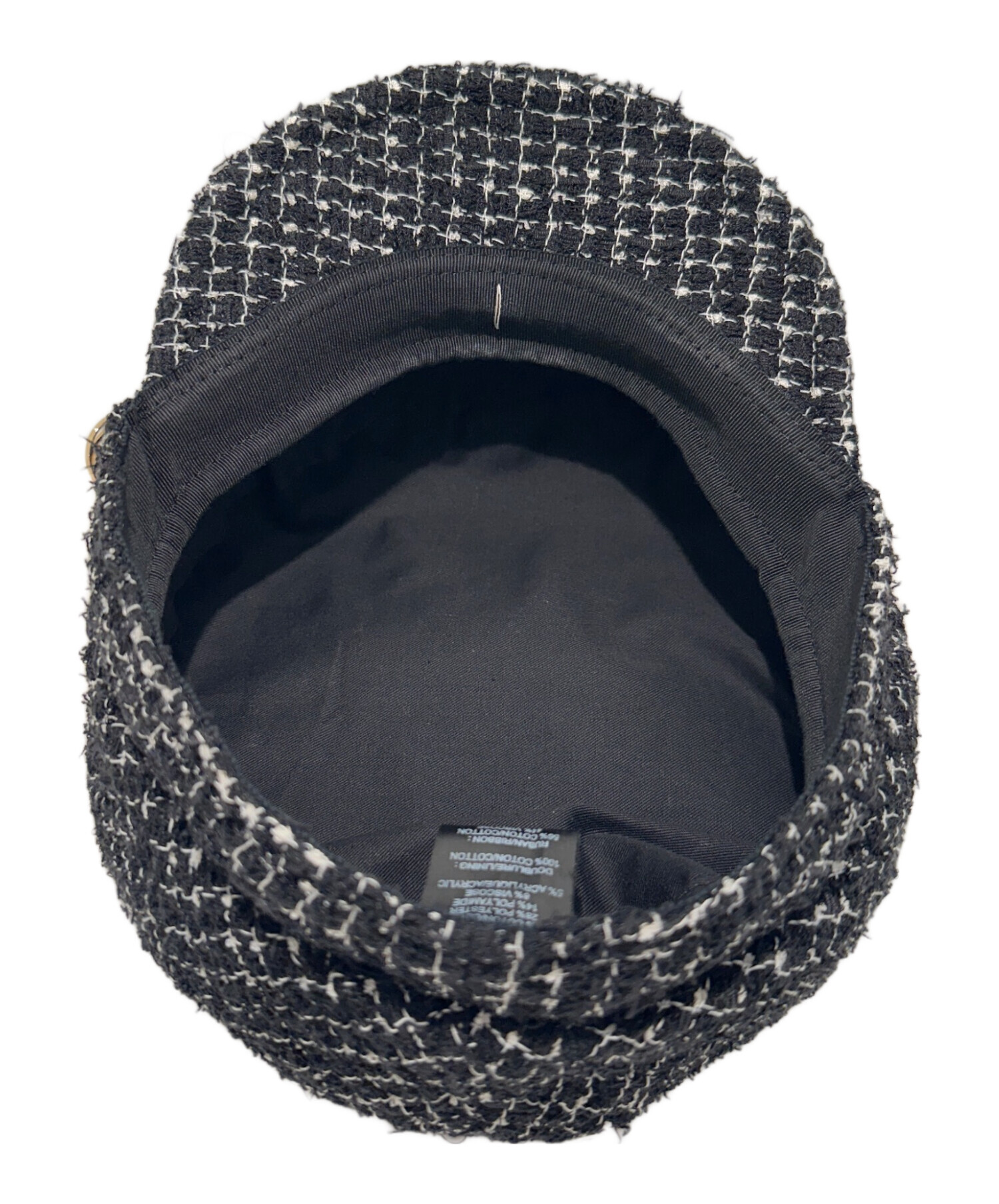 中古・古着通販】CHANEL (シャネル) ココボタンツィードキャスケット