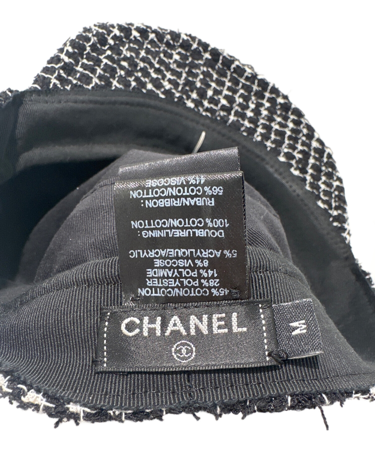 中古・古着通販】CHANEL (シャネル) ココボタンツィードキャスケット