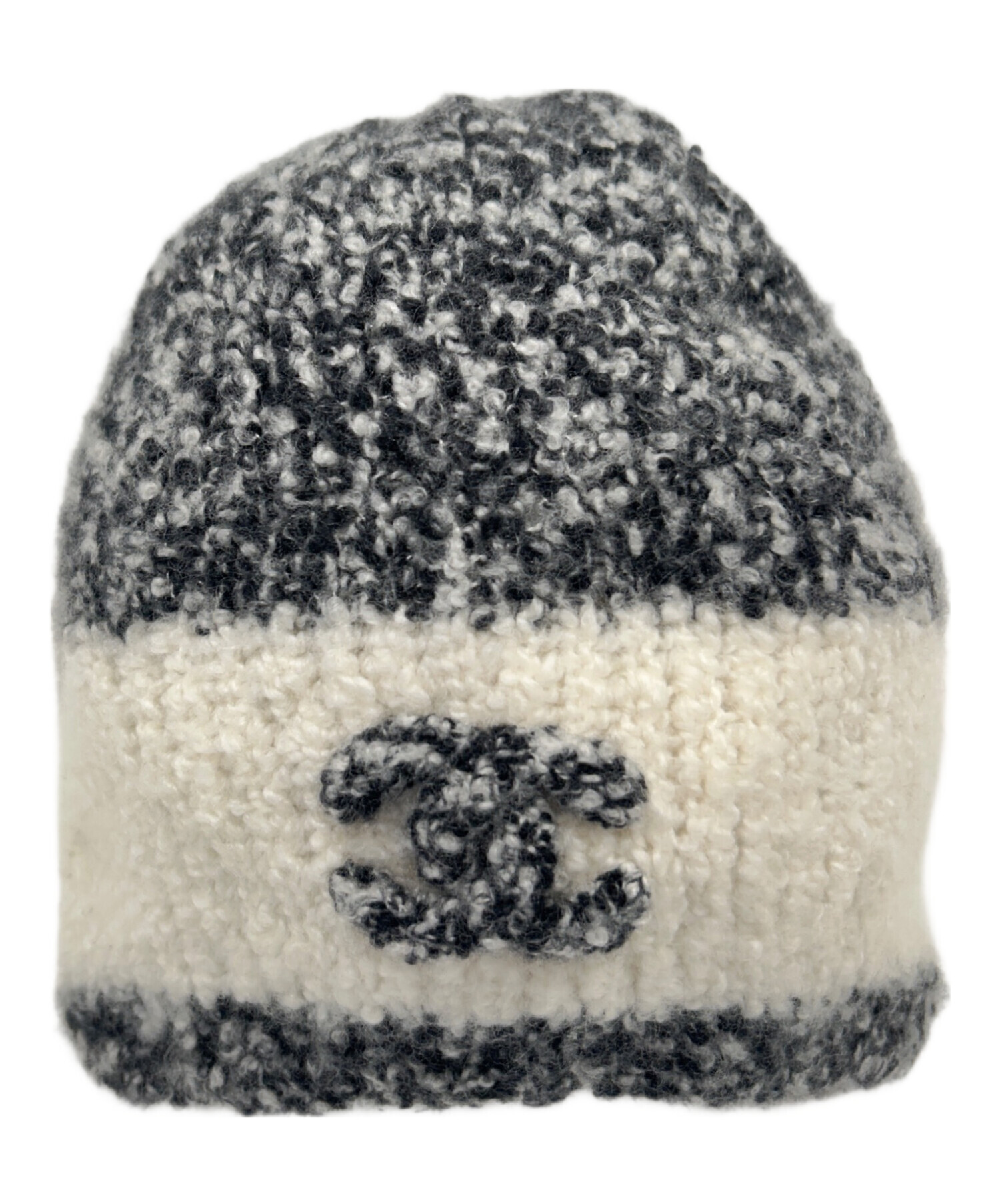 中古・古着通販】CHANEL (シャネル) Coco Mark Cashmere Knit Cap ココ