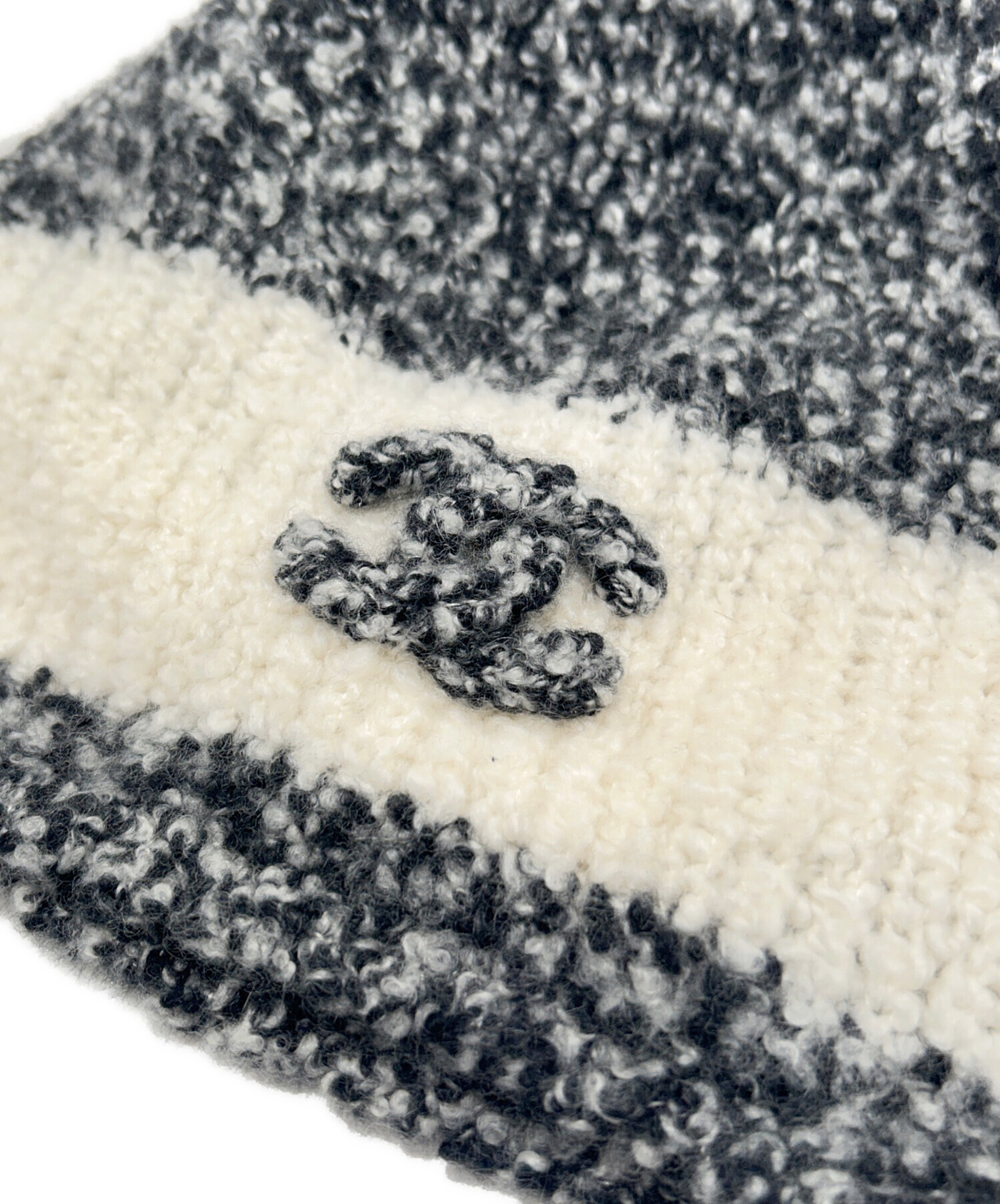 中古・古着通販】CHANEL (シャネル) Coco Mark Cashmere Knit Cap ココ