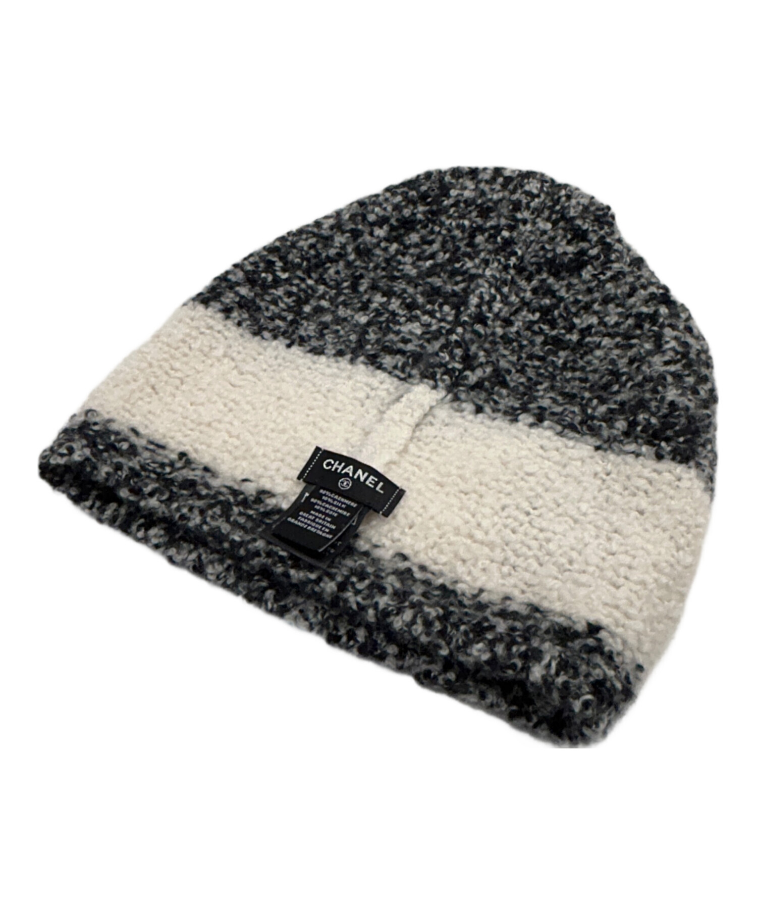 中古・古着通販】CHANEL (シャネル) Coco Mark Cashmere Knit Cap ココ