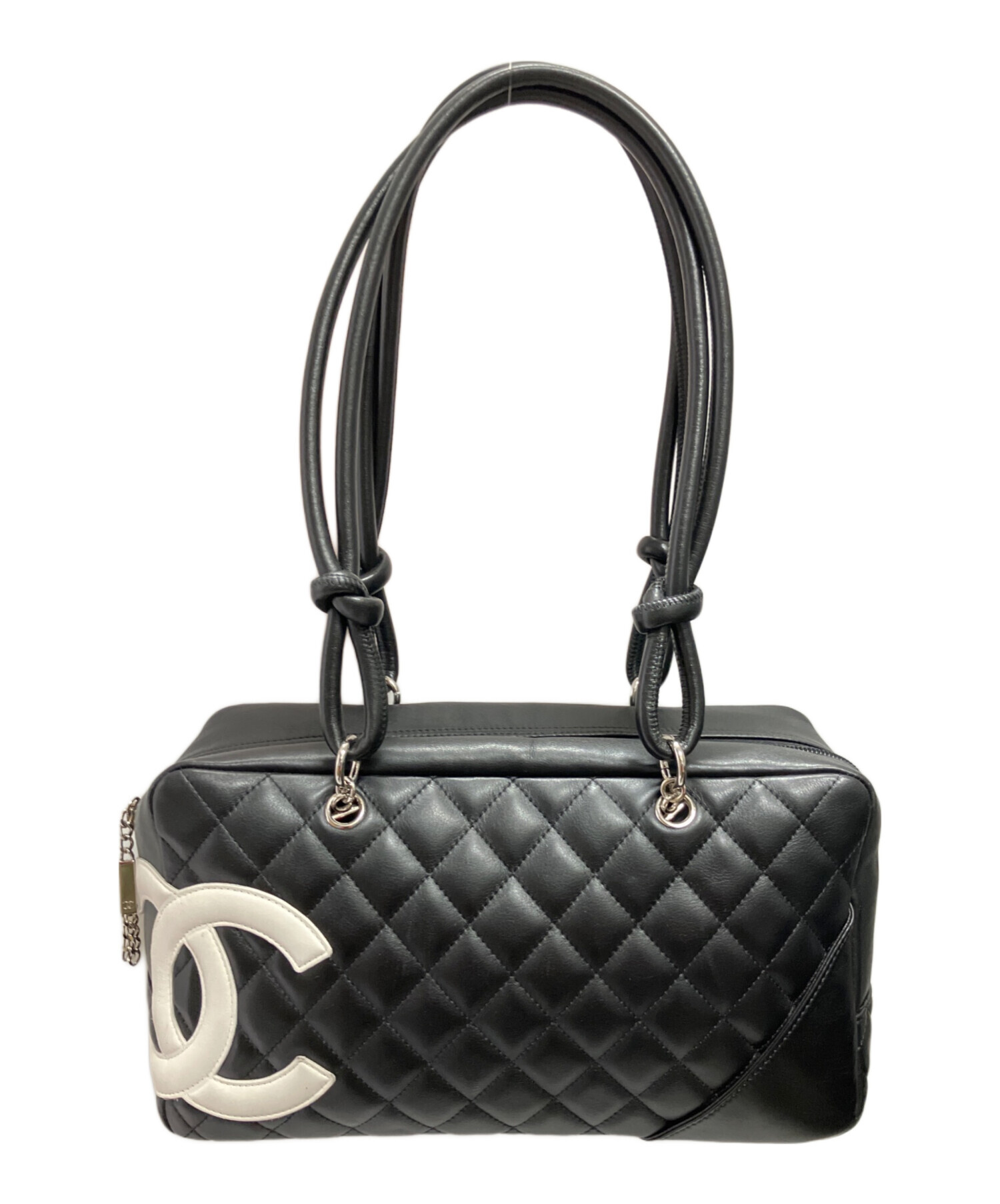 CHANEL ボーリングバッグ ショルダーバッグ CHANEL シャネル ミニボーリングバッグ チェーンショルダーバッグ