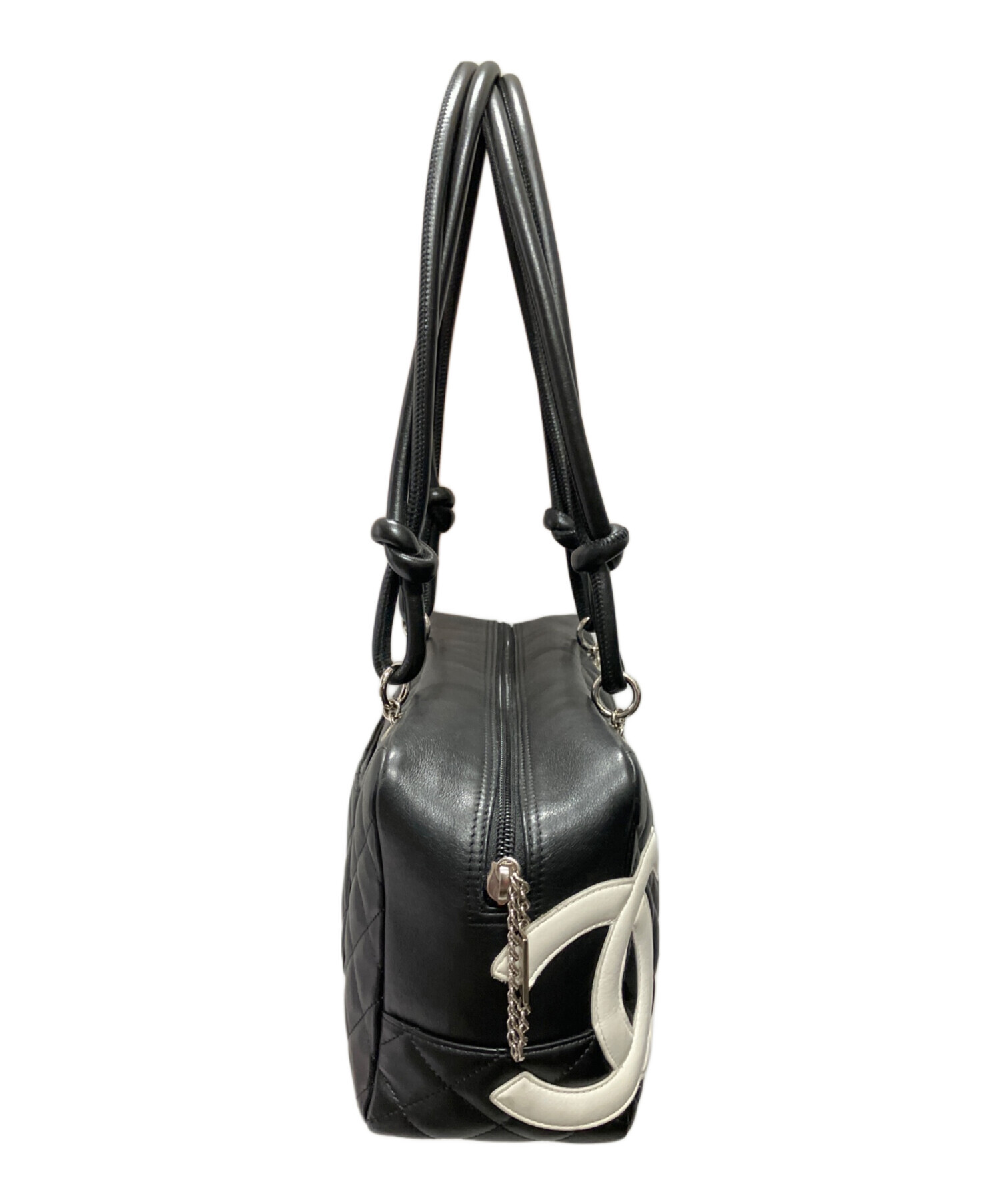 シャネル カンボンライン ボーリングバッグ ショルダーバッグ 楽天市場】【バッグ】CHANEL シャネル カンボンライン ボウリング