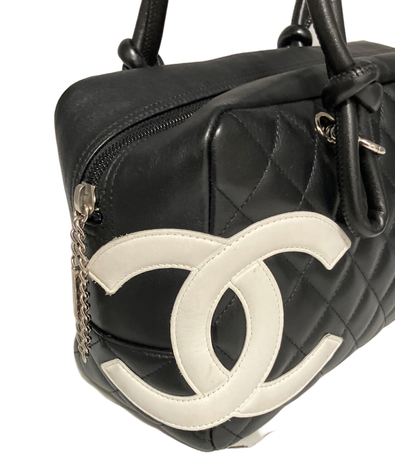 中古・古着通販】CHANEL (シャネル) Cambon Line Bowling Bag
