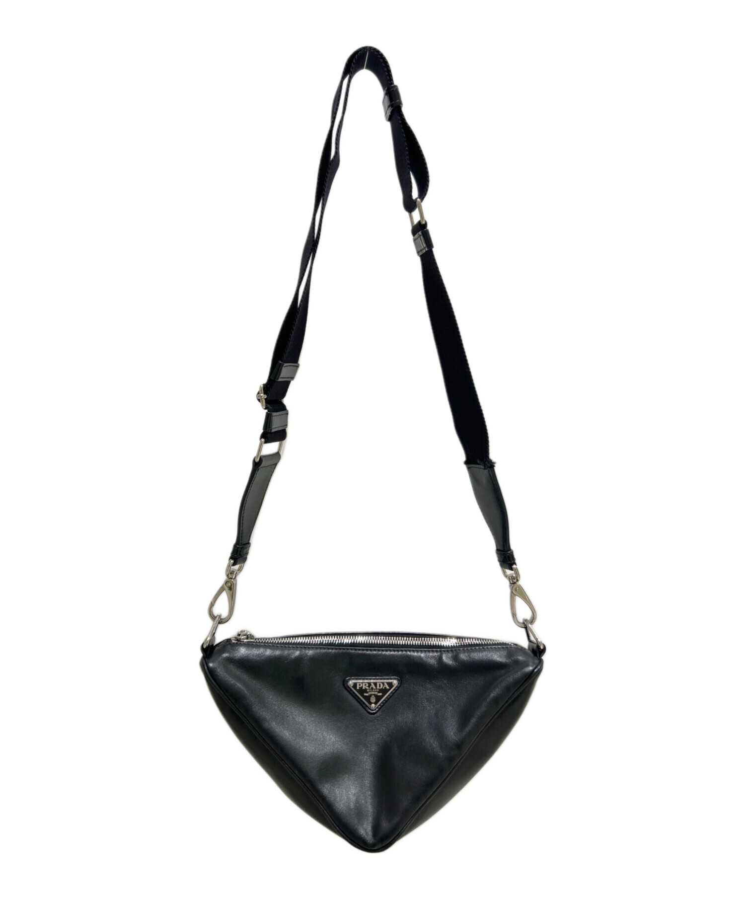 中古・古着通販】PRADA (プラダ) トライアングルショルダーバッグ