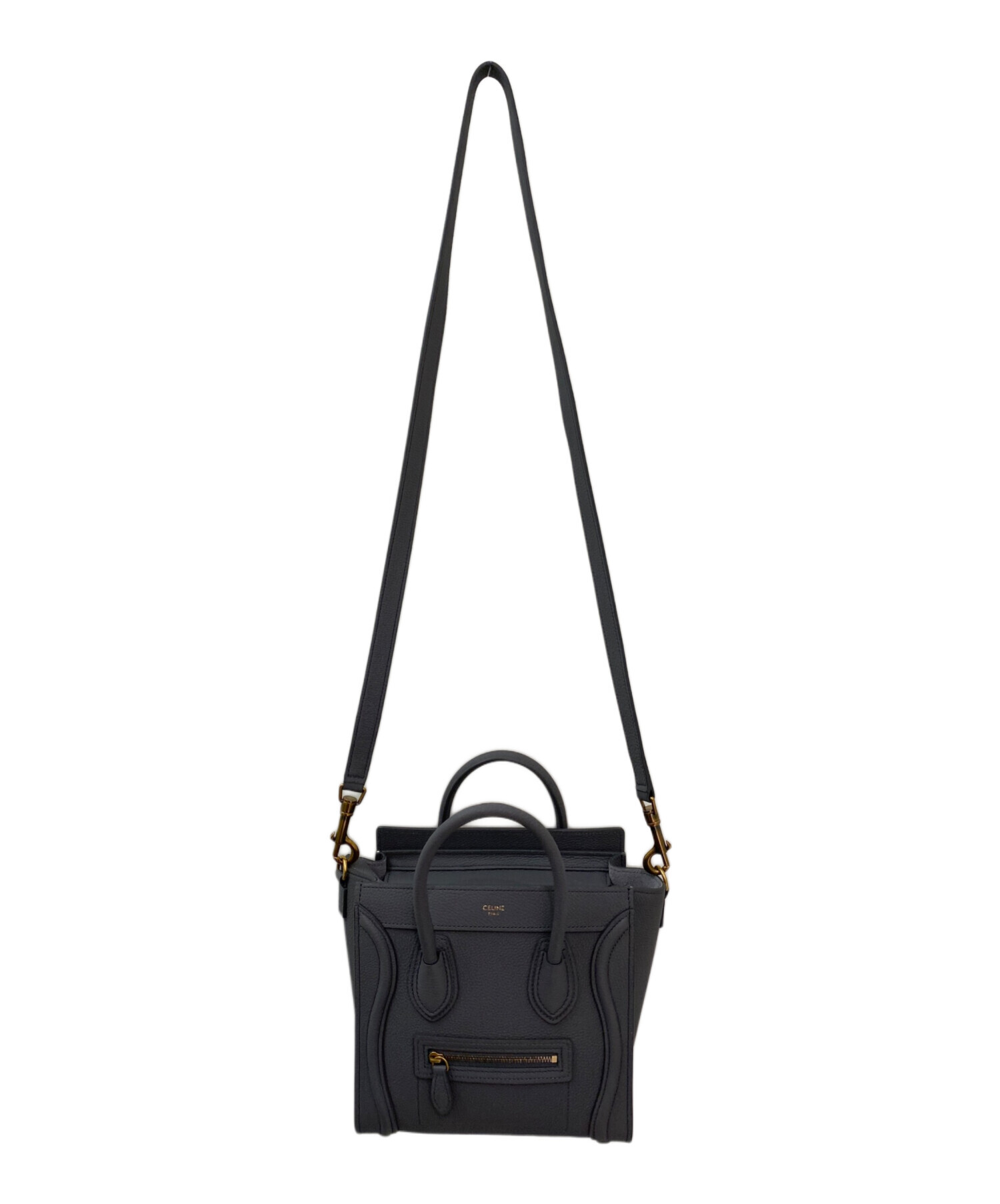 中古・古着通販】CELINE (セリーヌ) ラゲージ ナノ ブルー サイズ:ナノ