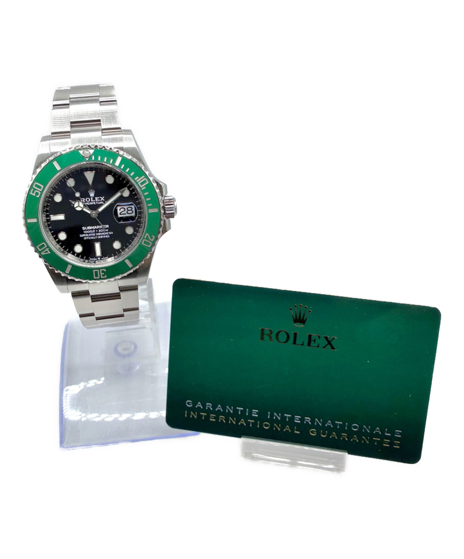 ジェネリック　Submariner Date グリーン 中古・古着通販】ROLEX (ロレックス) Green Submariner Date グリーン