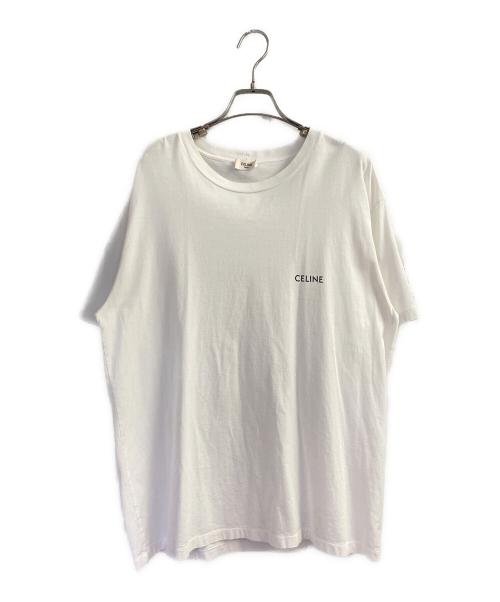中古・古着通販】CELINE (セリーヌ) ロゴTシャツ ホワイト サイズ:M