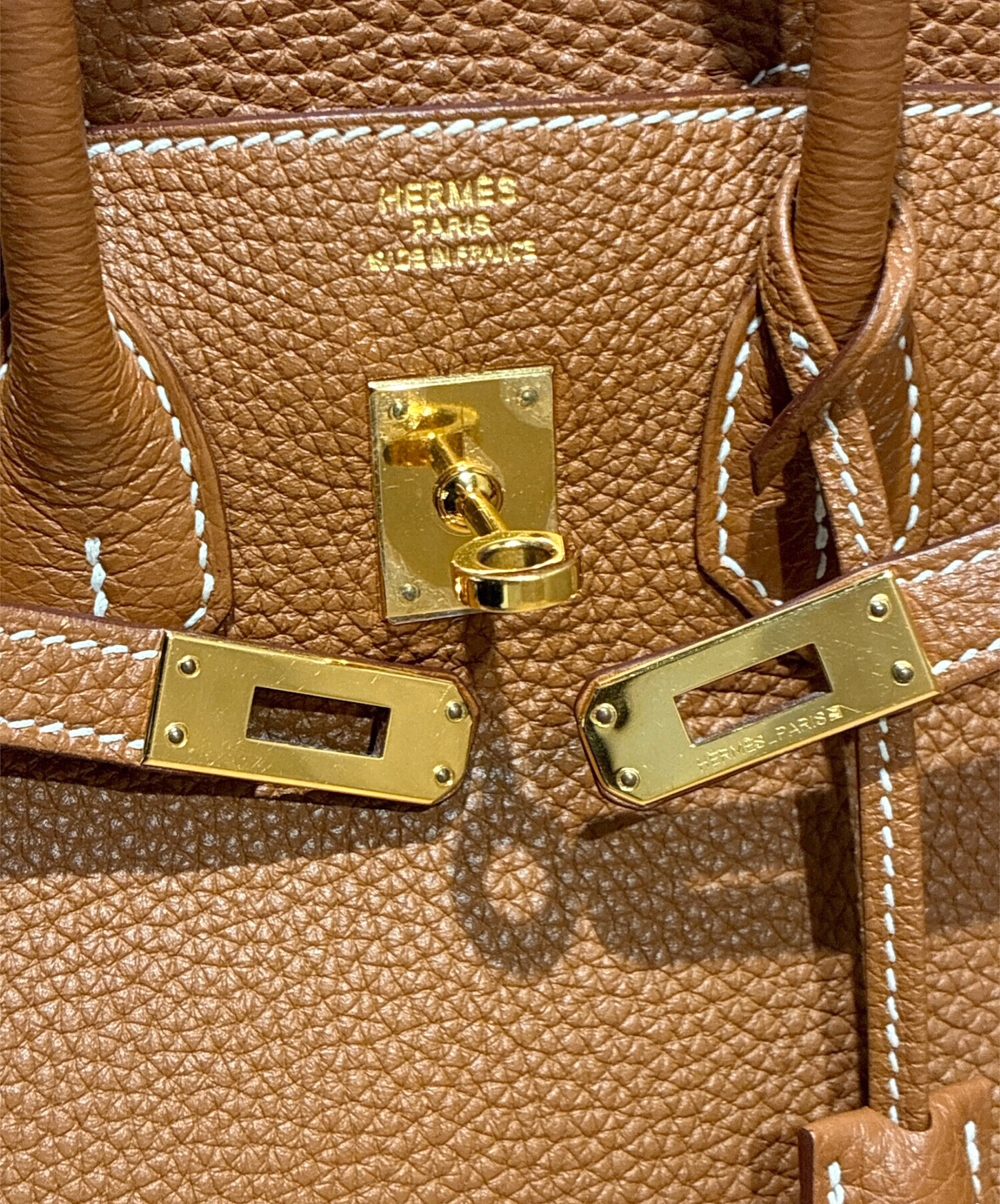 中古・古着通販】HERMES (エルメス) バーキン25/ゴールド金具/トゴ/□Q
