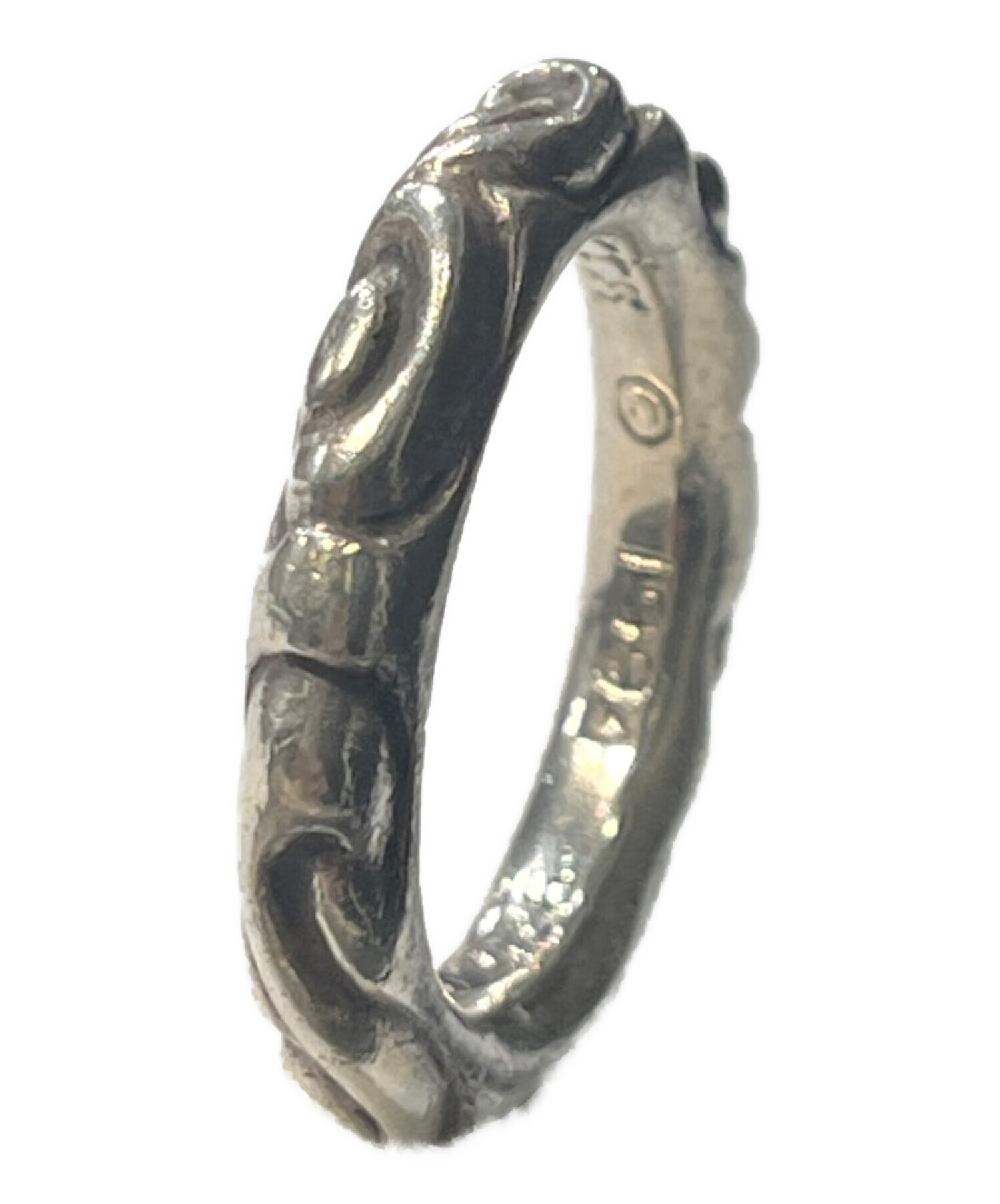 中古・古着通販】CHROME HEARTS (クロムハーツ) SCROLL BAND RING