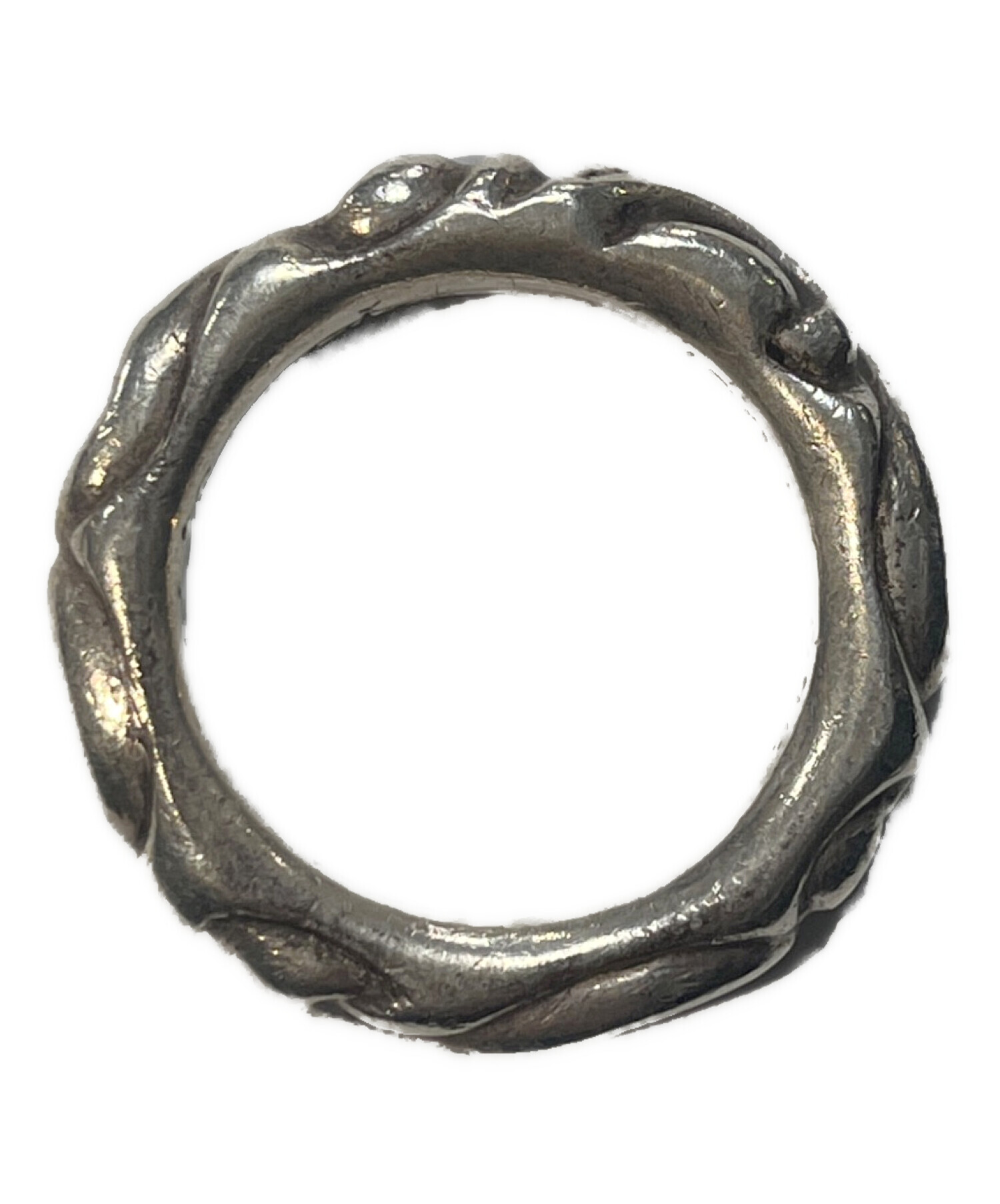 中古・古着通販】CHROME HEARTS (クロムハーツ) SCROLL BAND RING