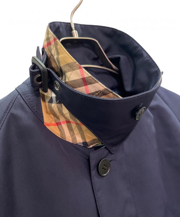 バーバリー Burberry ネイビー 紺 コート ライナー付き メンズ BURBERRY バーバリー ベルテッド トレンチコート ネイビーライナー