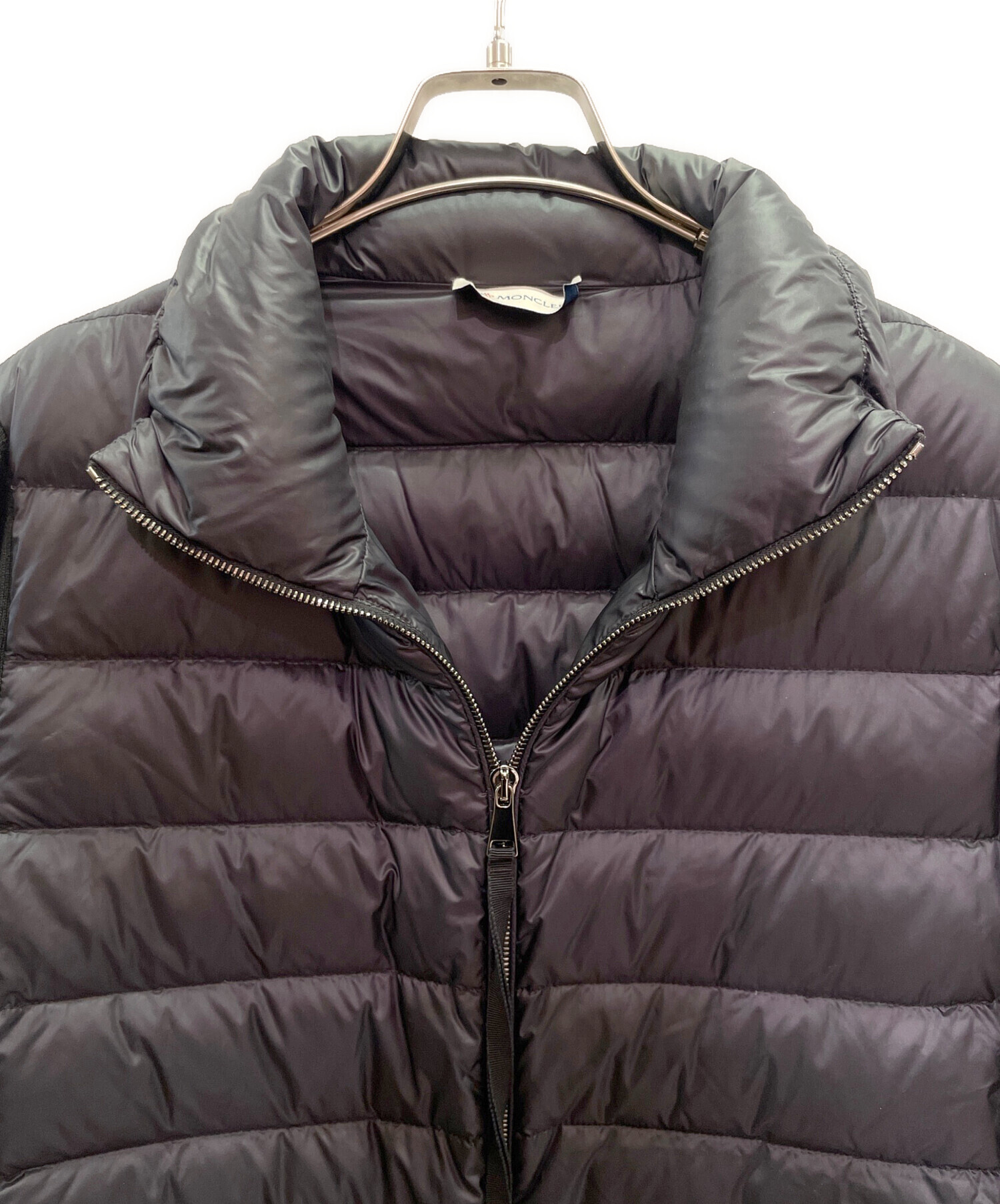 中古・古着通販】MONCLER (モンクレール) ニット切替ダウンジャケット 