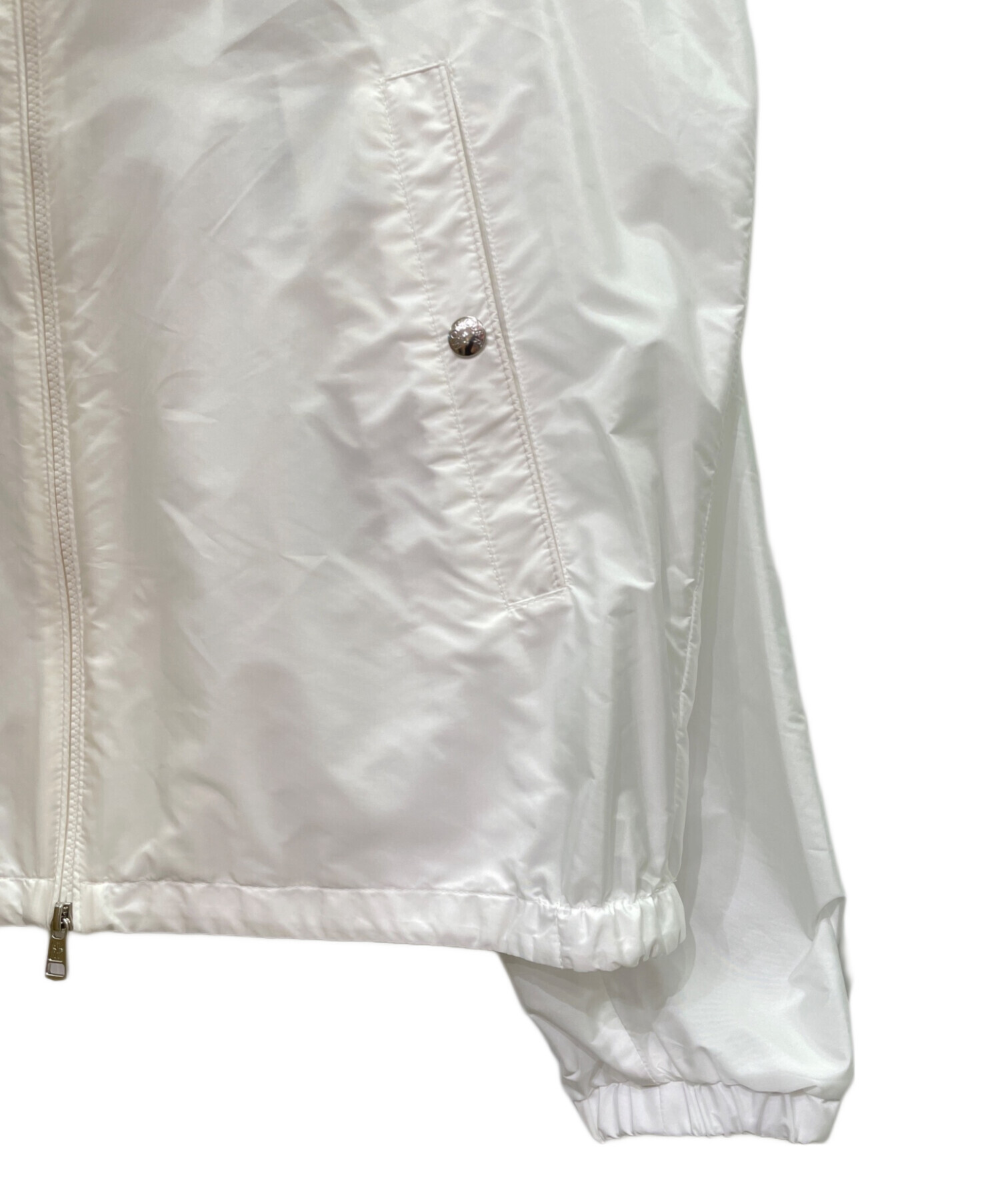MONCLER ホワイト ナイロンジャケット　 サイズ/03 中古・古着通販】MONCLER (モンクレール) GRIMPEURS/ナイロン