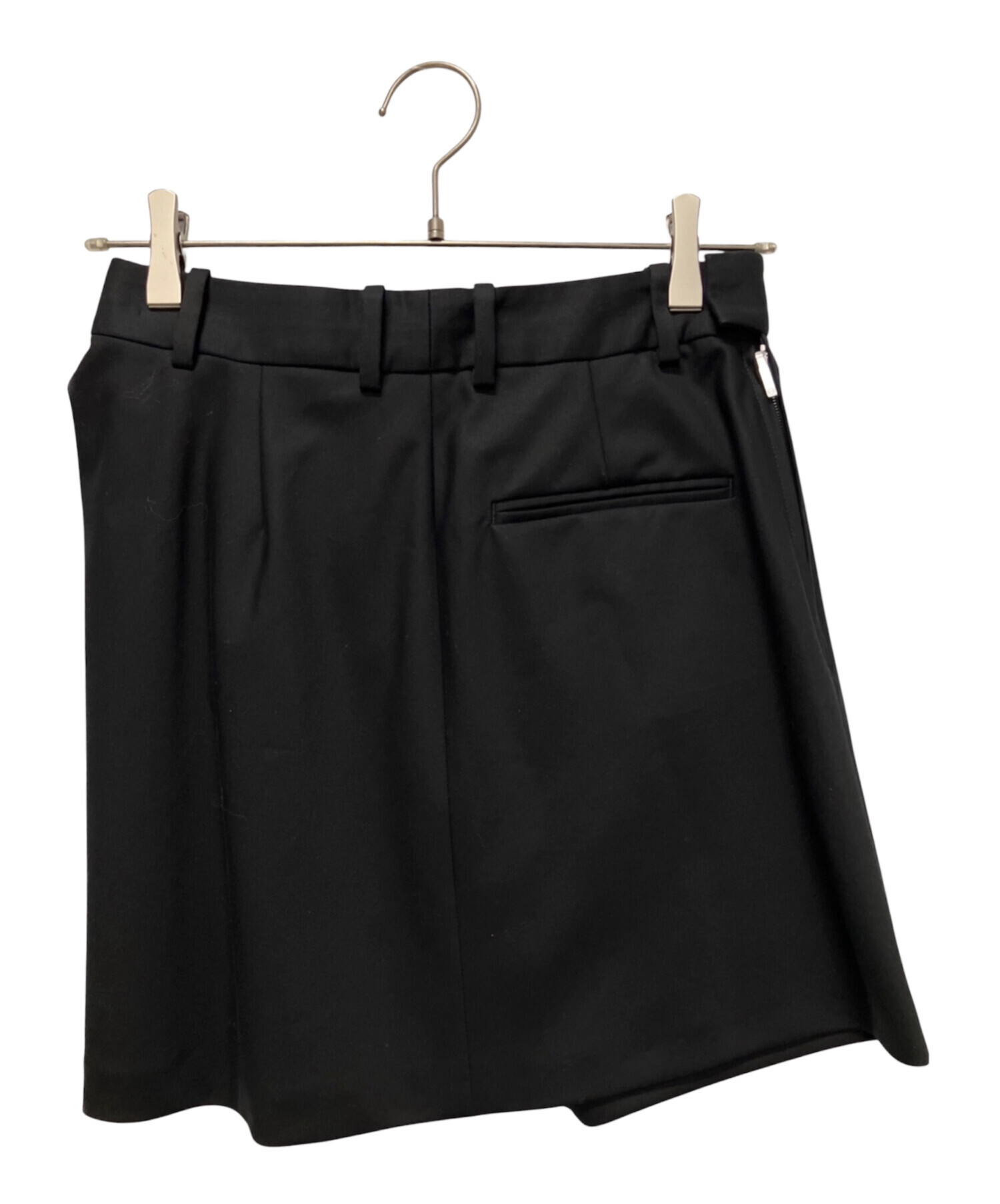中古・古着通販】LOEWE (ロエベ) ギャザースカート ブラック サイズ:36