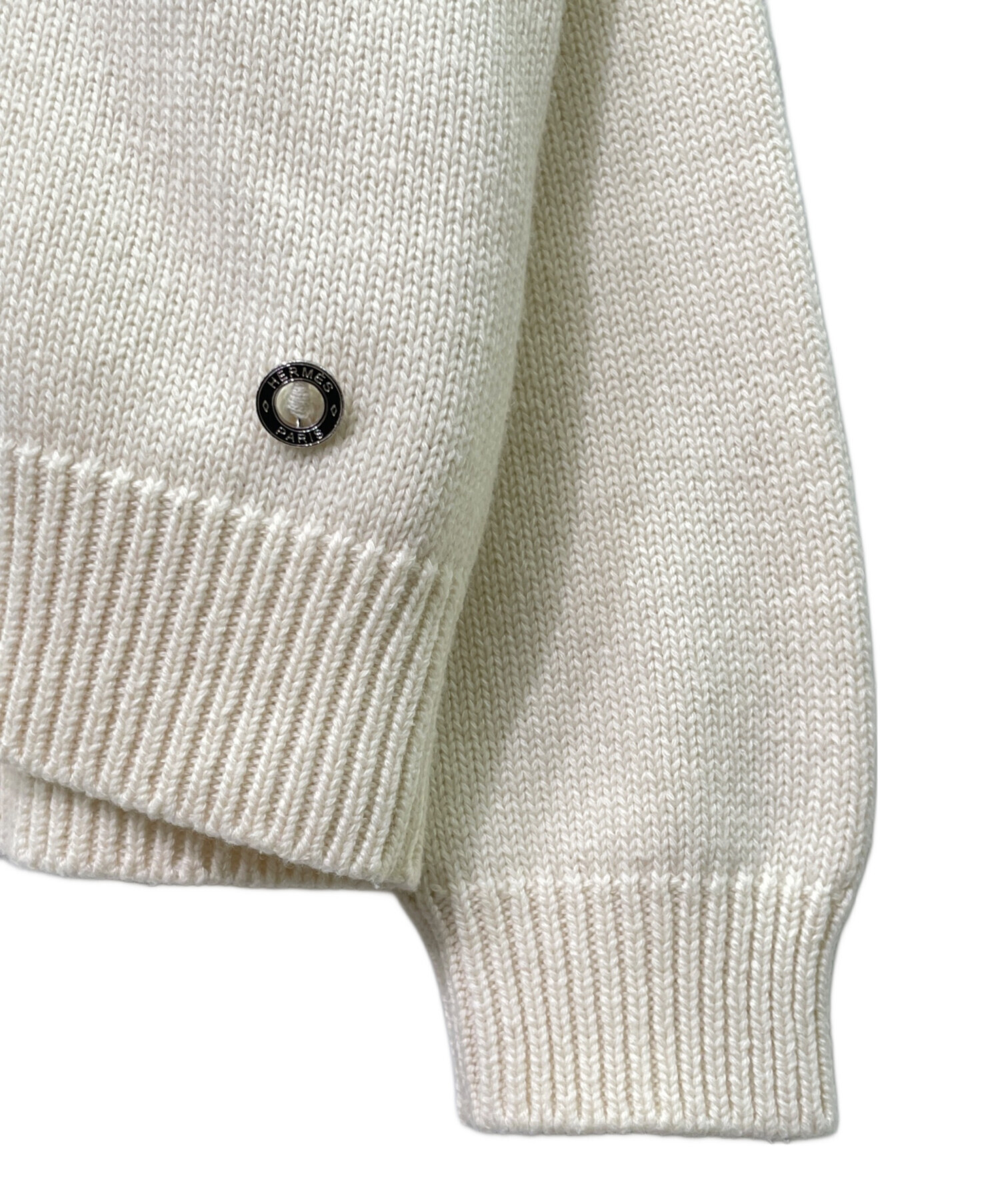 中古・古着通販】HERMES (エルメス) カシミヤ混セリエクルーネック