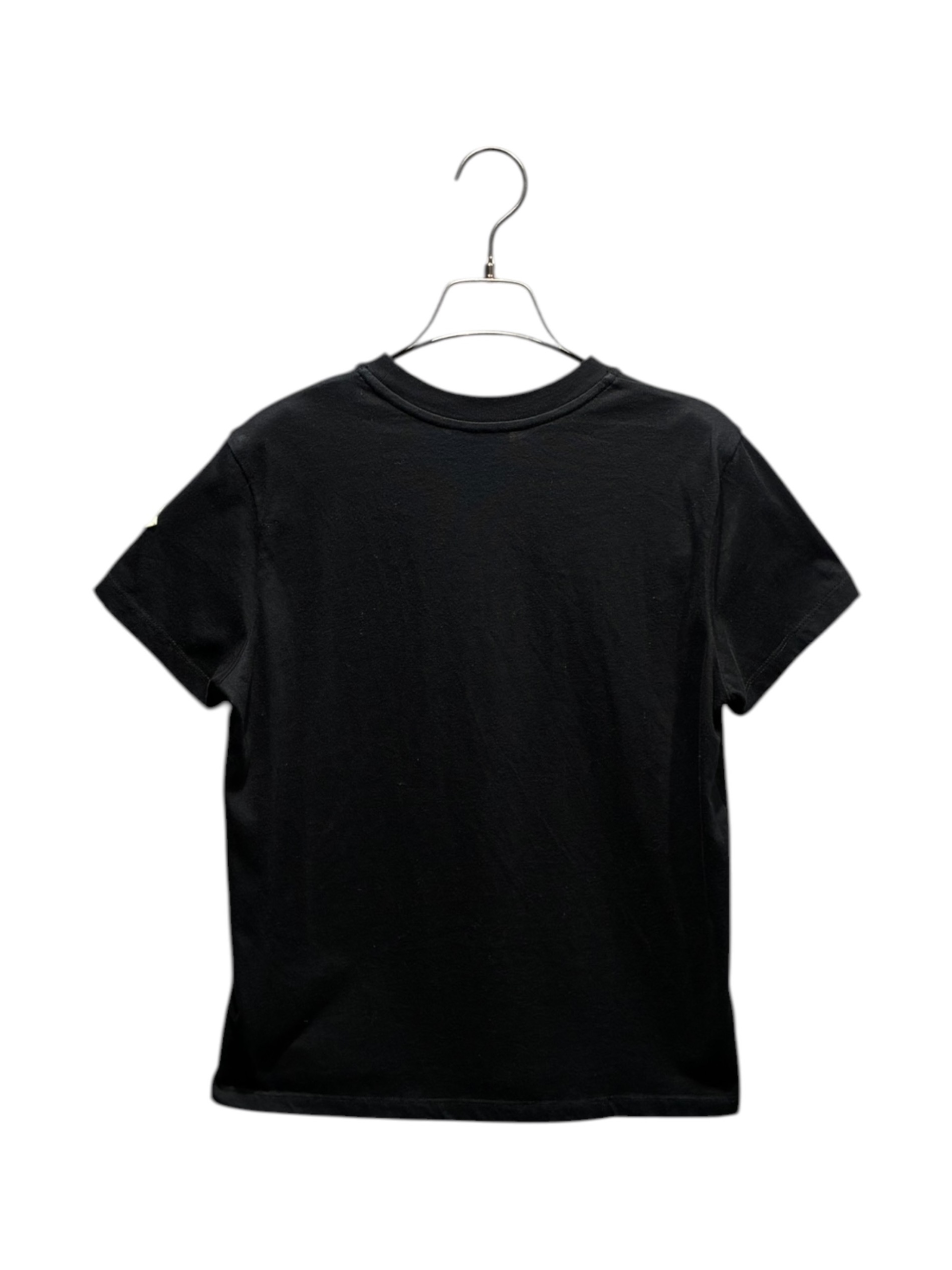 状態良品 モンクレール Tシャツ 黒 ビッグロゴ サイズM 中古・古着通販】MONCLER (モンクレール) ロゴTシャツ ブラック サイズ