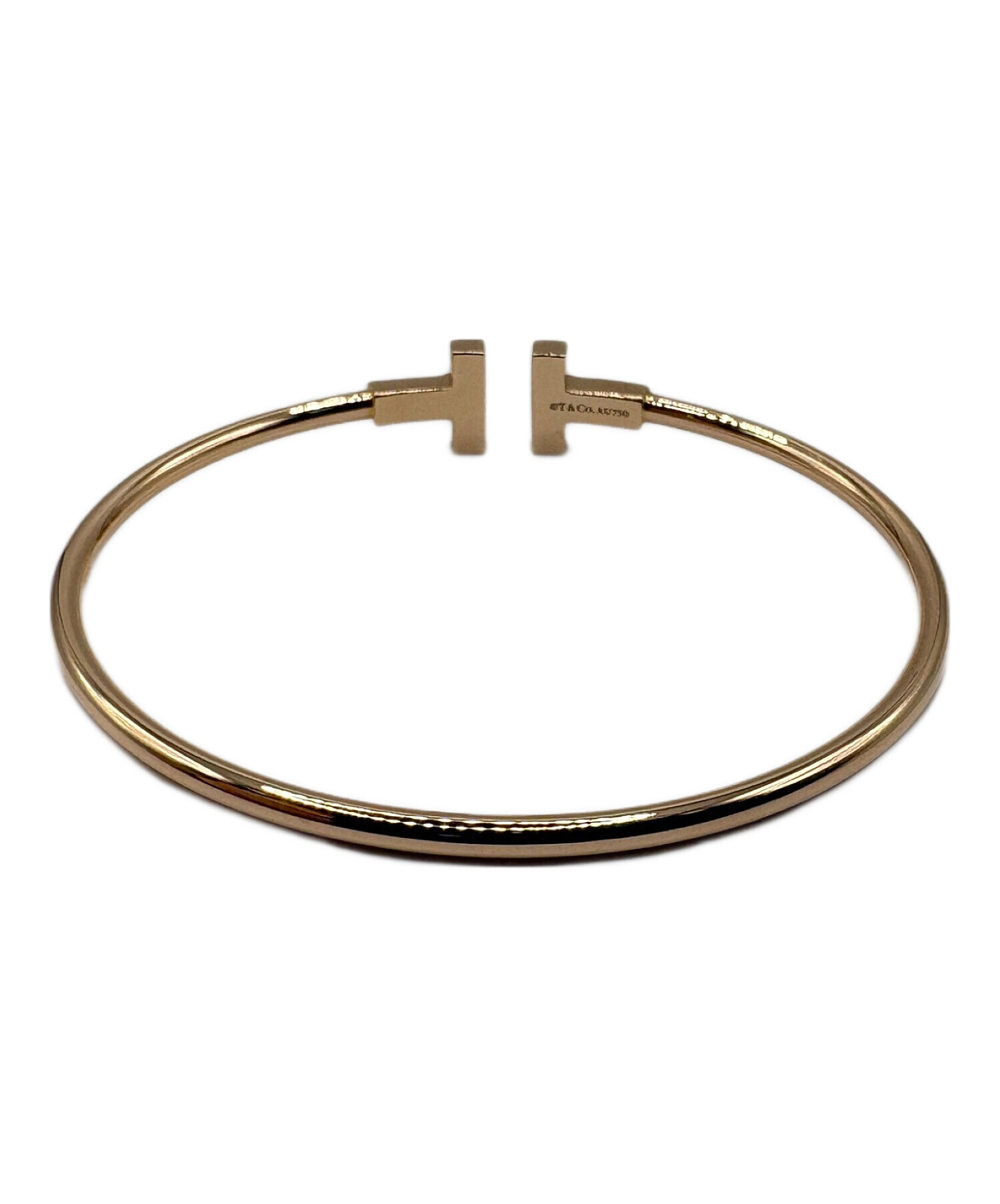 中古・古着通販】TIFFANY & Co. (ティファニー) Tワイヤーブレスレット 