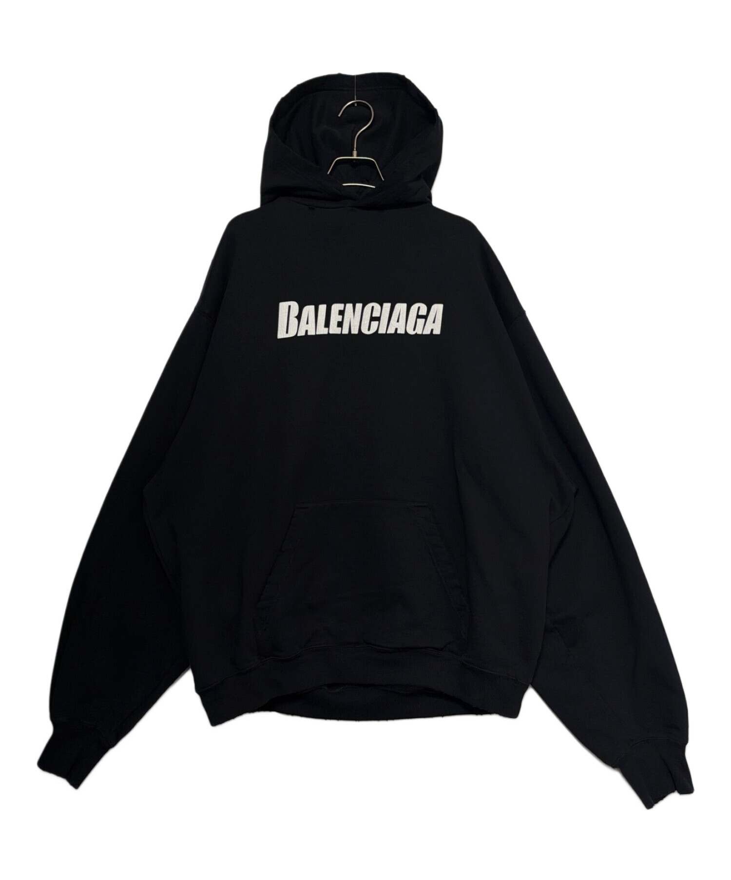 【未使用タグ付】バレンシアガ　パーカー　両面デザイン　デストロイ　オーバーサイズ 中古・古着通販】BALENCIAGA (バレンシアガ) デストロイ加工プル