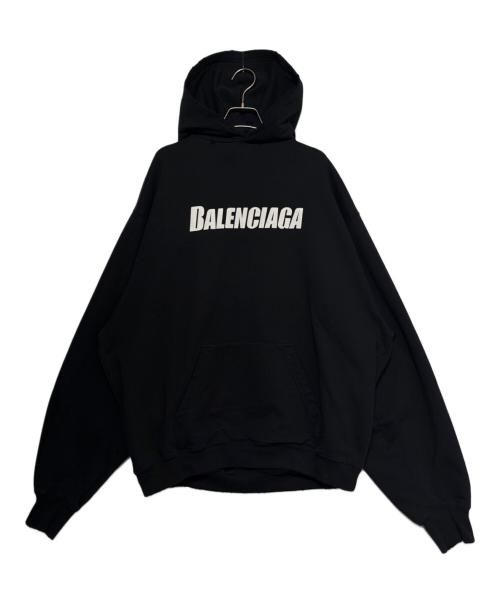 た*ん様 正規品 BALENCIAGA バレンシアガ デストロイ パーカー ブラ 中古・古着通販】BALENCIAGA (バレンシアガ) デストロイ加工プル