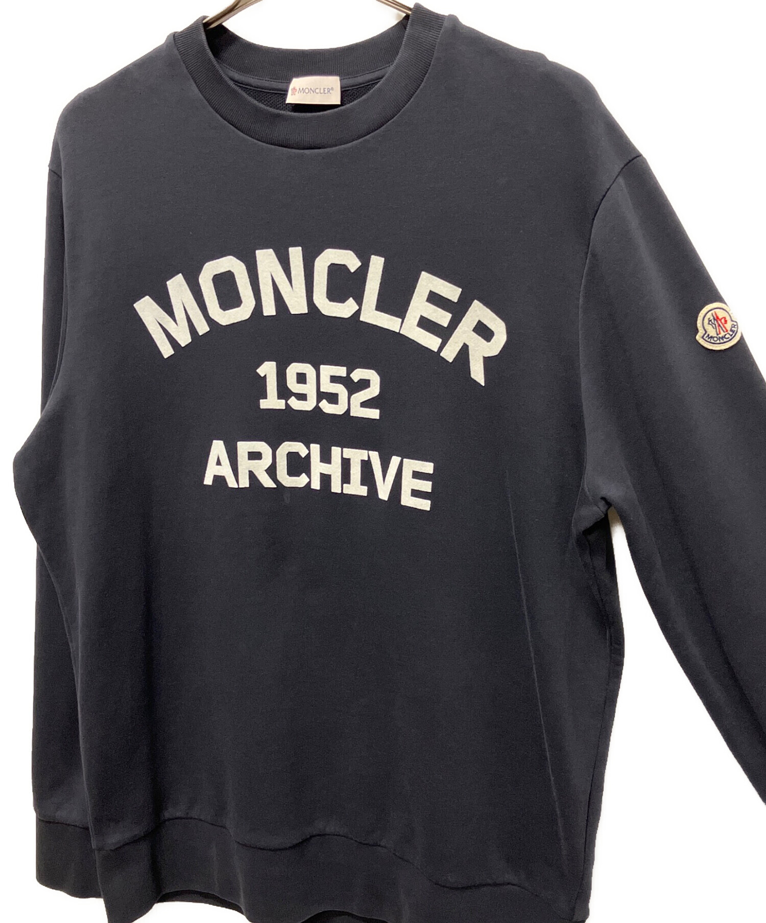 中古・古着通販】MONCLER (モンクレール) Flocked Logo Cotton