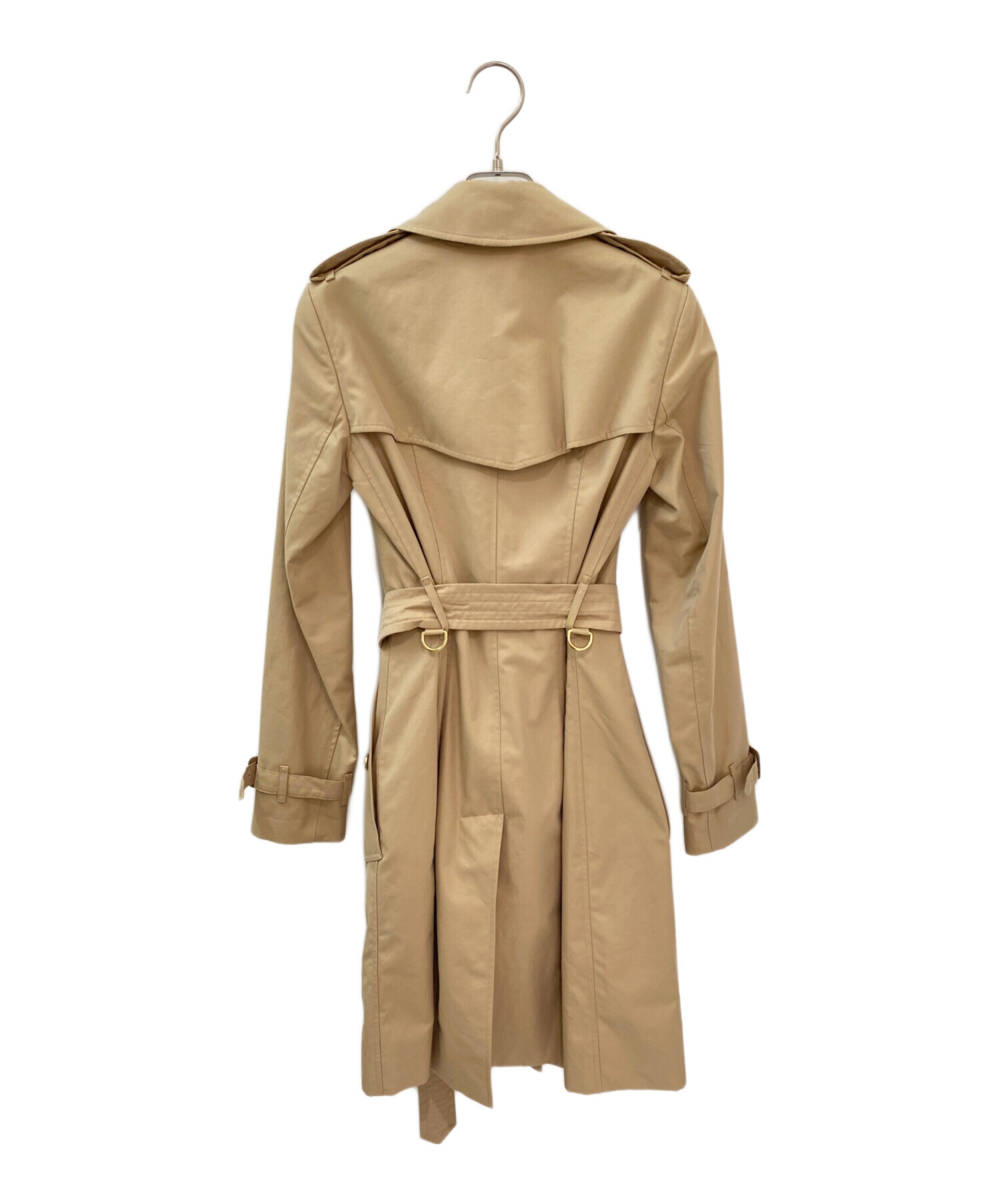 未使用級バーバリー トレンチコート サイズ　レディース 中古・古着通販】BURBERRY (バーバリー) トレンチコート カーキ サイズ