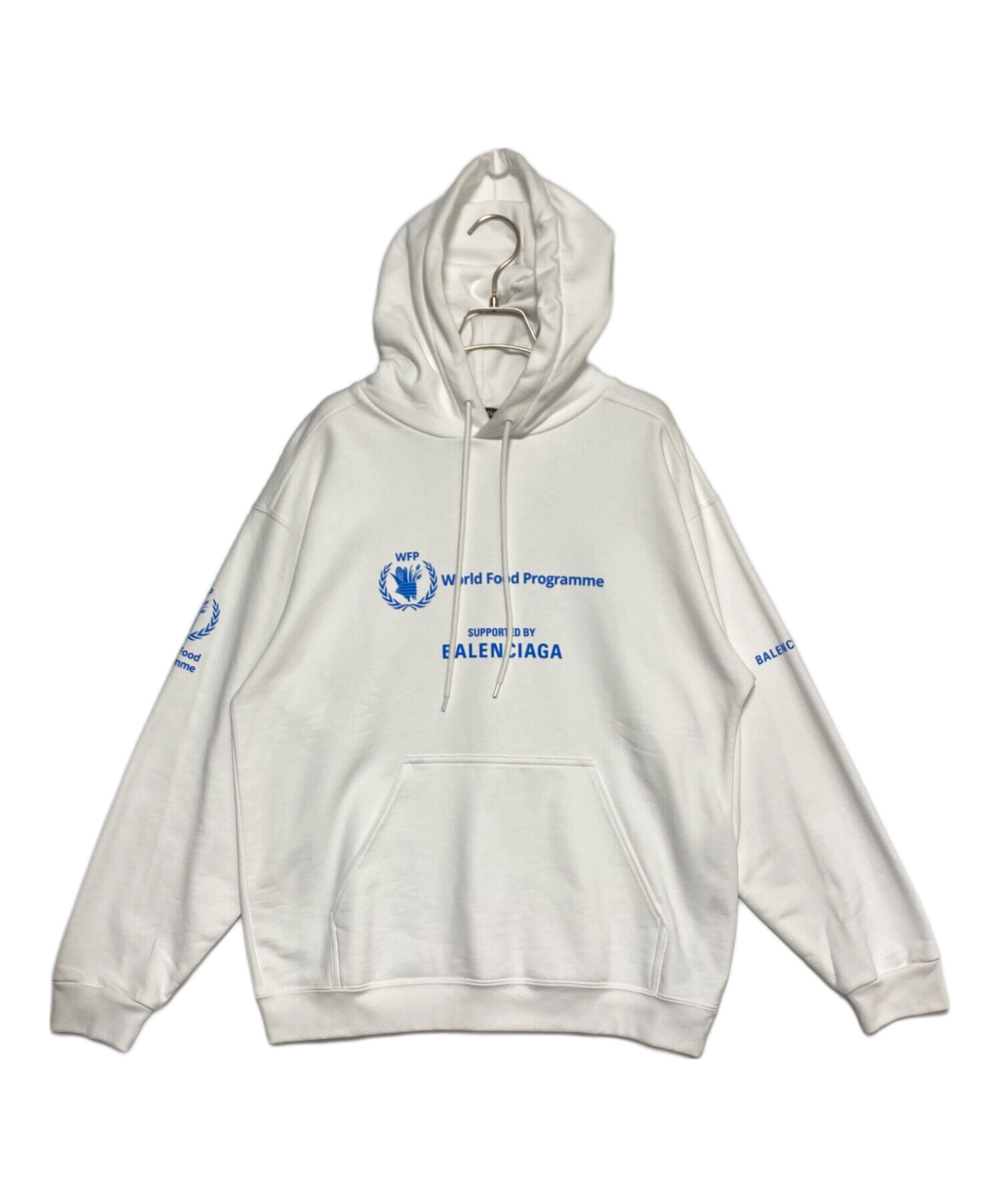 中古・古着通販】BALENCIAGA (バレンシアガ) WFPパーカー ホワイト 