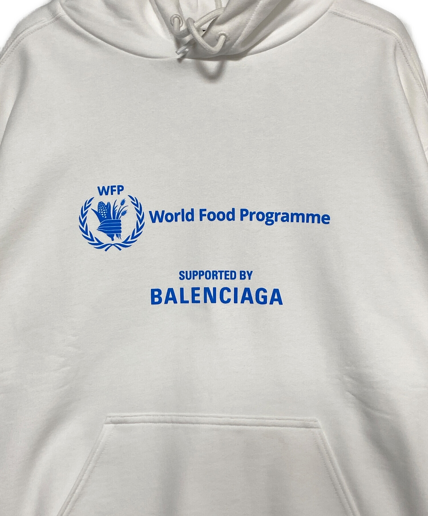 中古・古着通販】BALENCIAGA (バレンシアガ) WFPパーカー ホワイト 