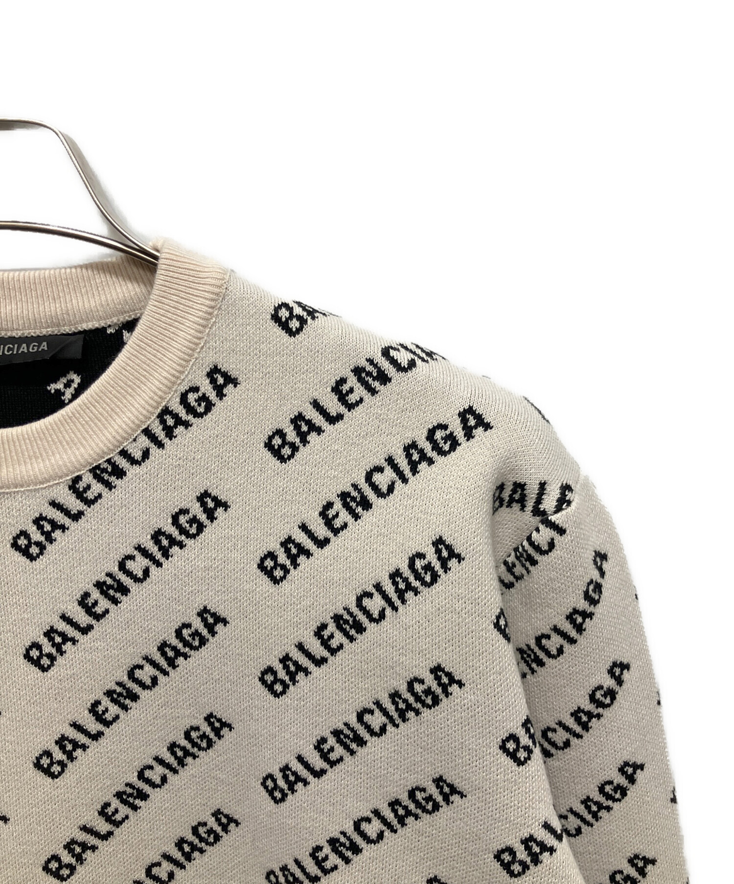 中古・古着通販】BALENCIAGA (バレンシアガ) Balenciaga Logo All‑Over