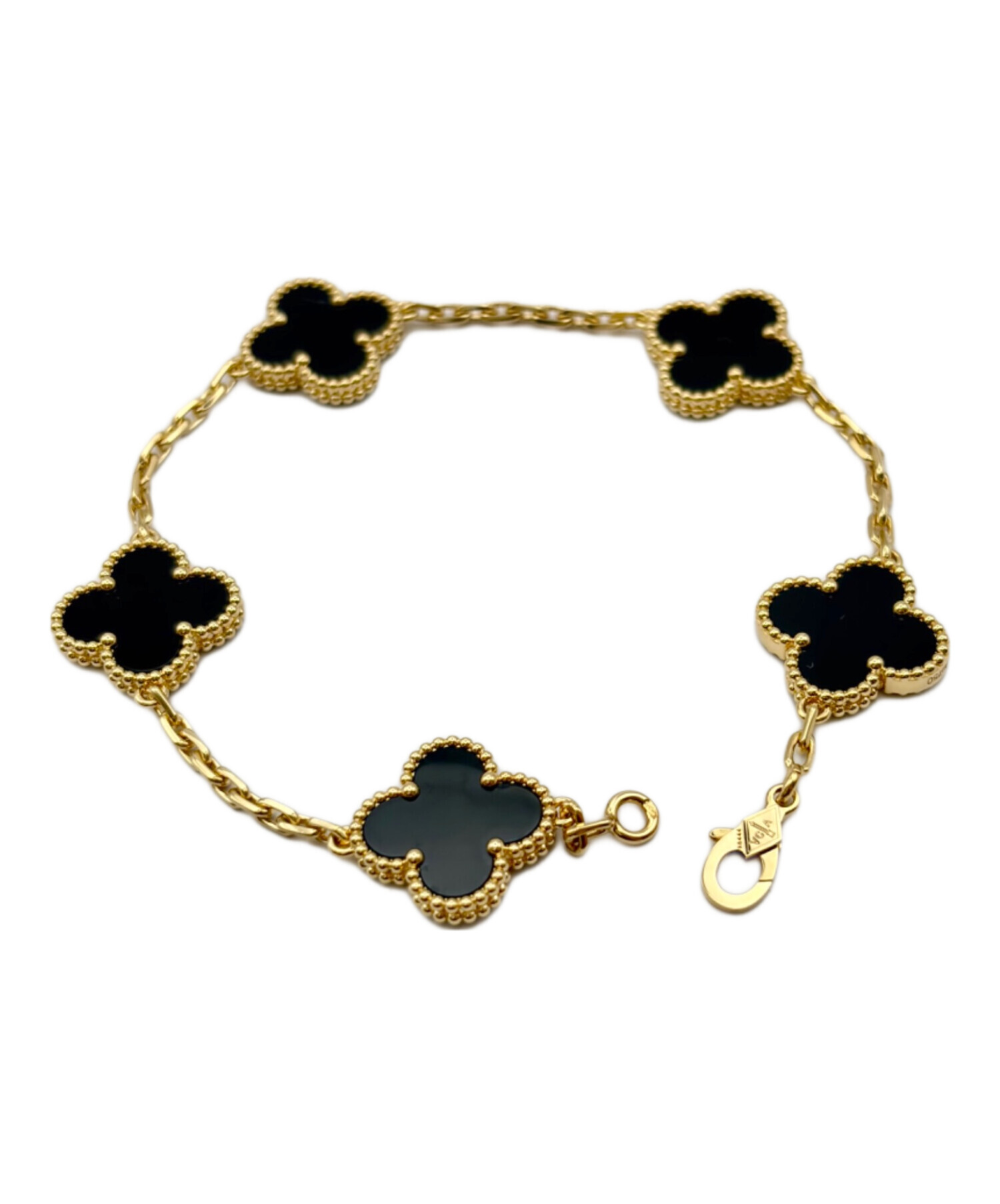 中古・古着通販】VAN CLEEF & ARPELS Vintage Alhambra Onyx Bracelet