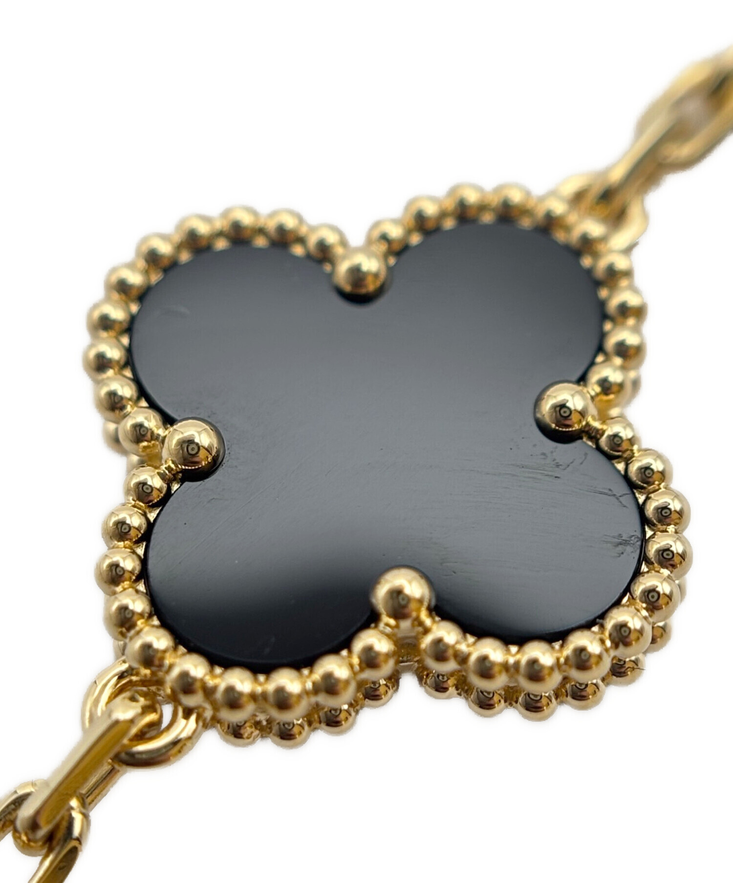 中古・古着通販】VAN CLEEF & ARPELS Vintage Alhambra Onyx Bracelet