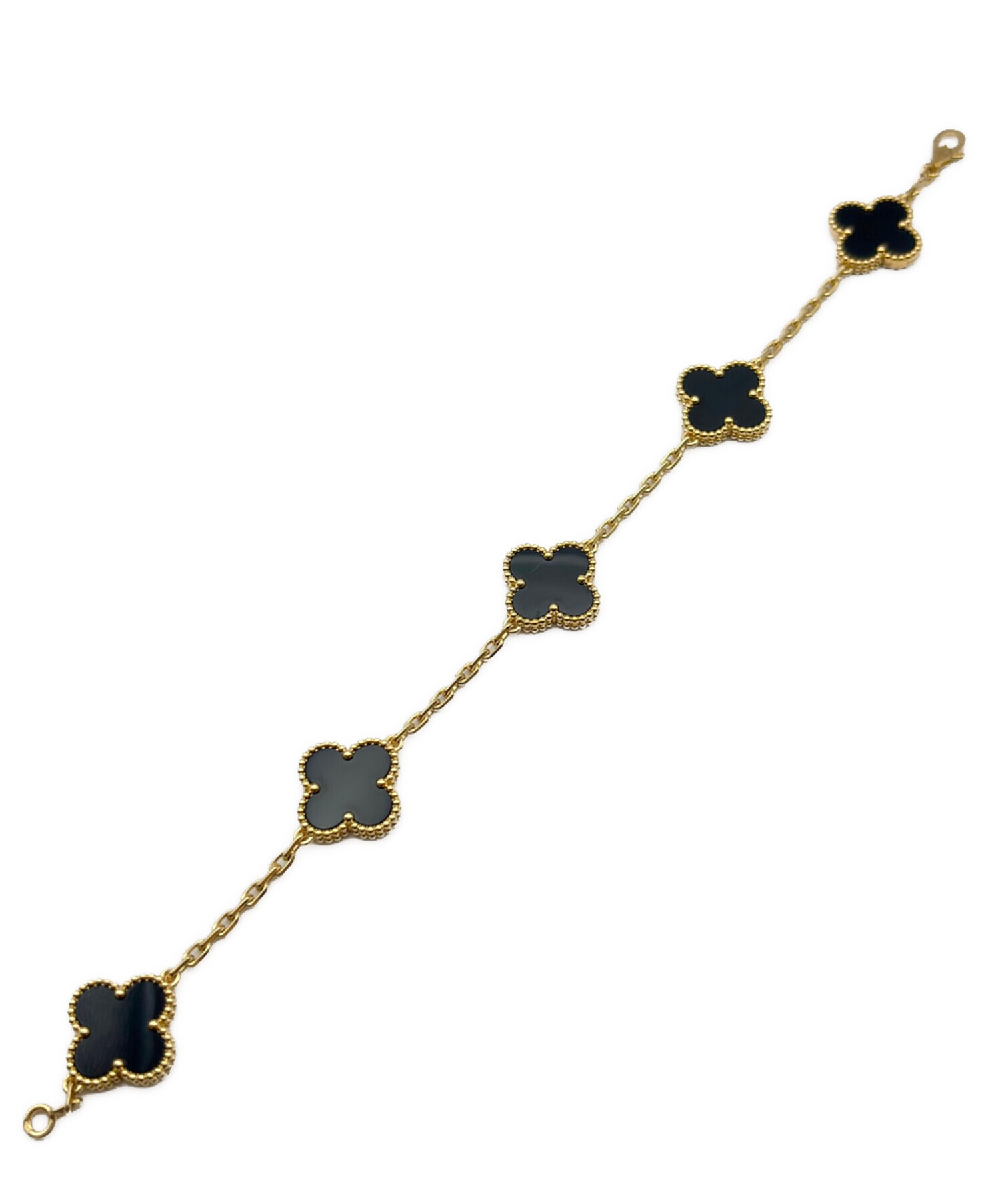 中古・古着通販】VAN CLEEF & ARPELS Vintage Alhambra Onyx Bracelet