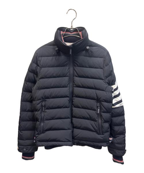THOM BROWNE クラシック四本ライン フーデッド ダウンジャケット 中古・古着通販】Thom Browne (トムブラウン) ツイル 4BAR スキー