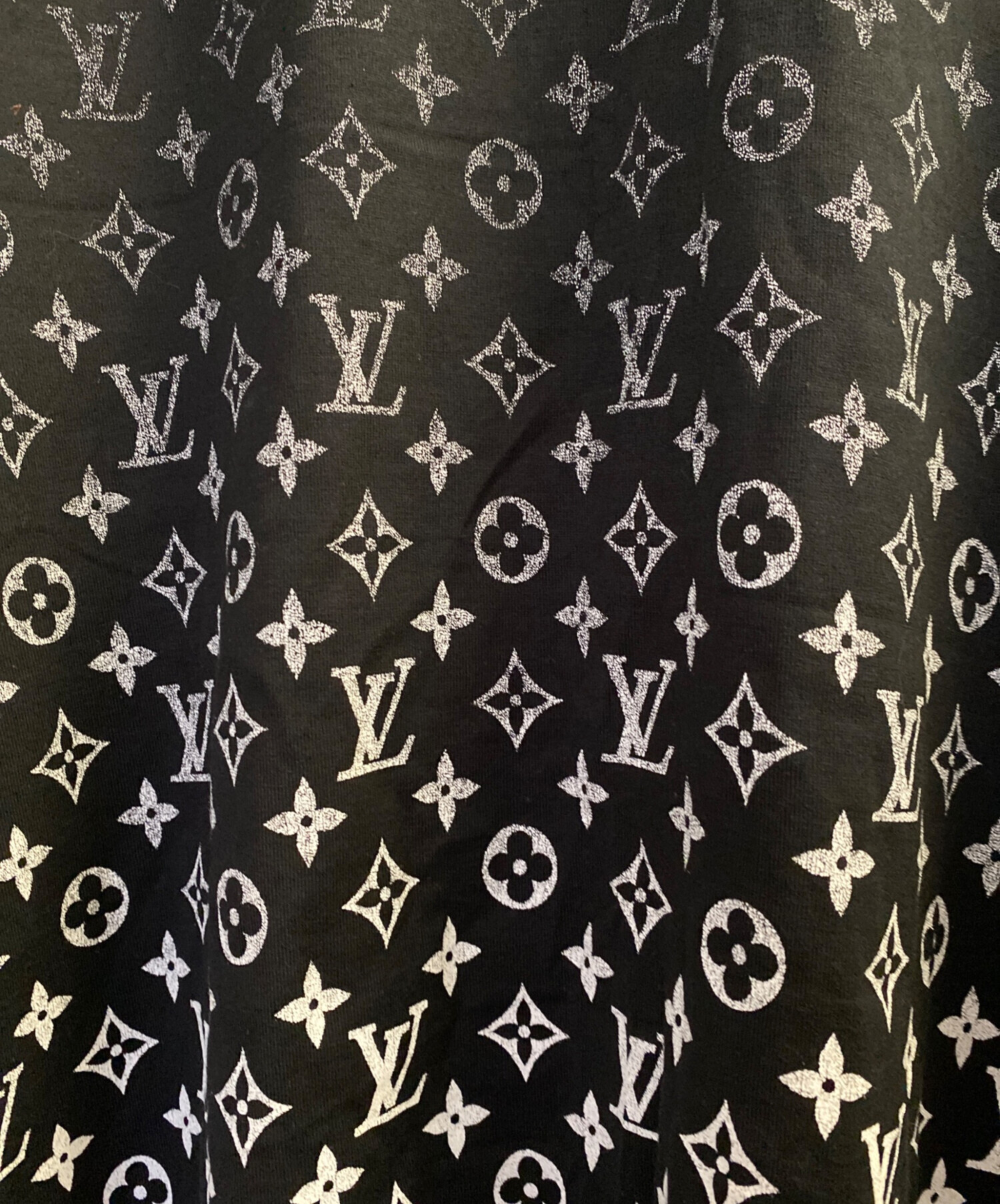 ルイヴィトン モノグラムグラディエント20AW ヴァージル期 Tシャツ 黒 XL LOUIS VUITTON】ルイヴィトン『モノグラム グラディエント Tシャツ